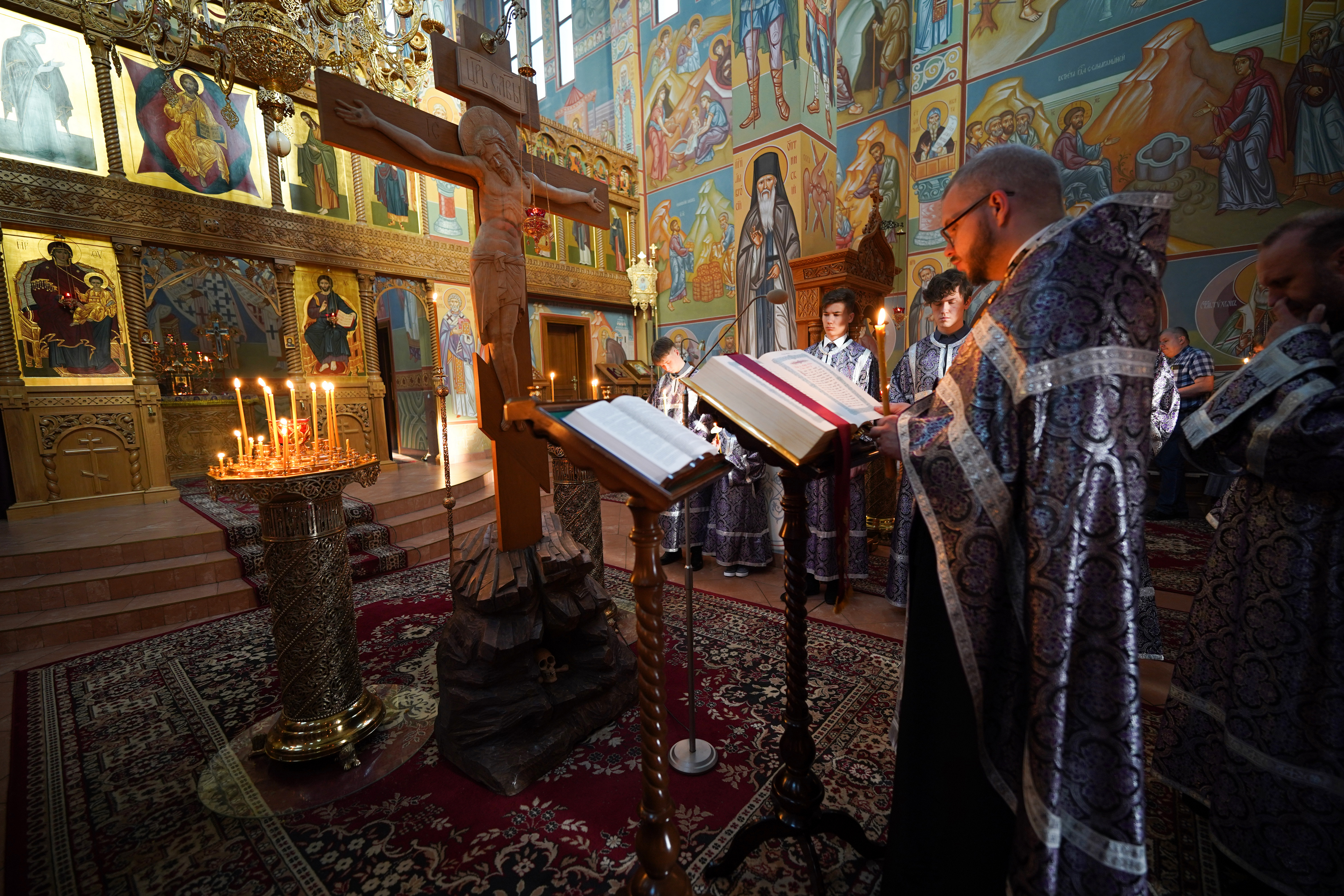 The Twelve Gospels reading in Zwierki Convent  