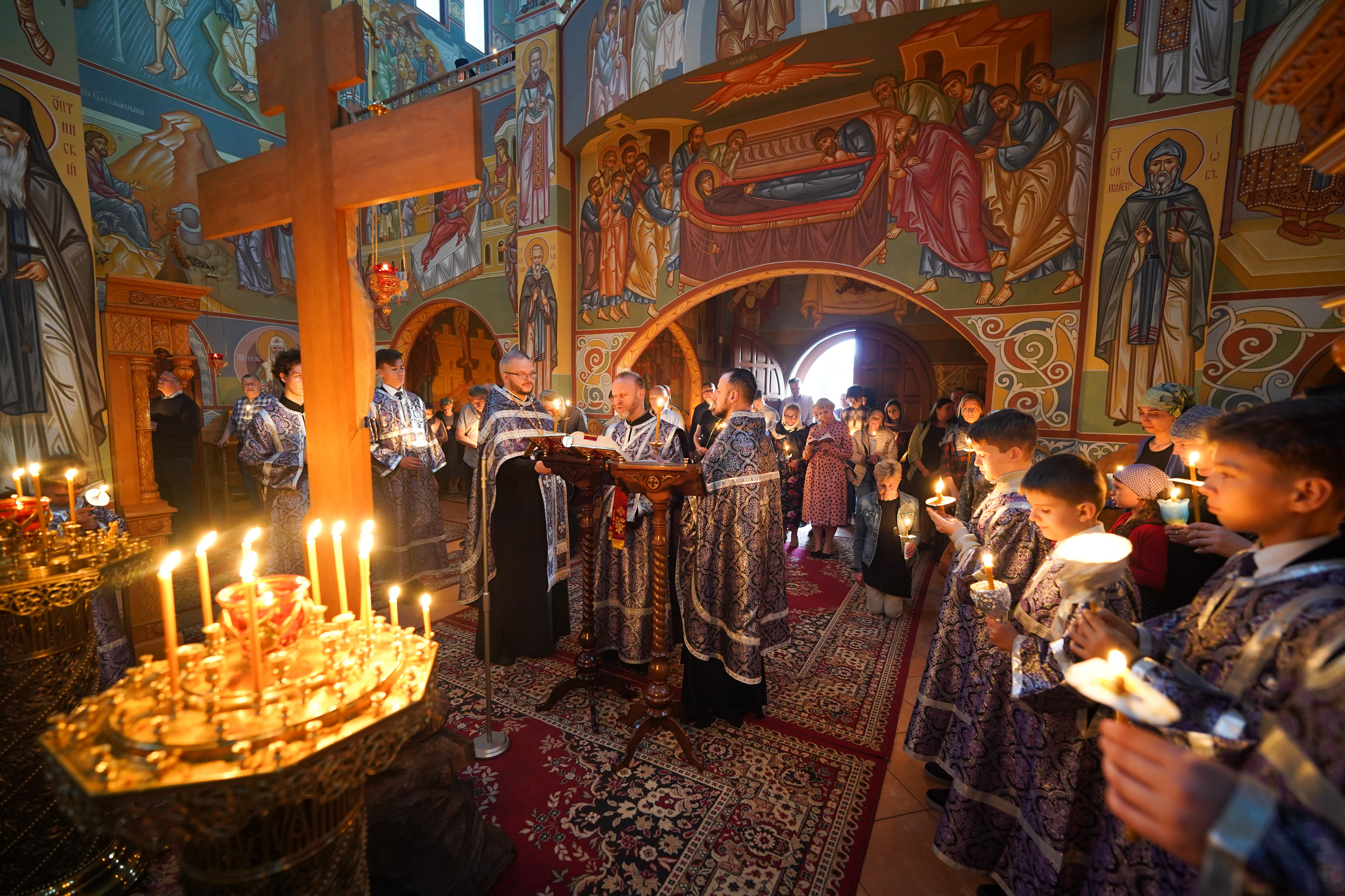 The Twelve Gospels reading in Zwierki Convent