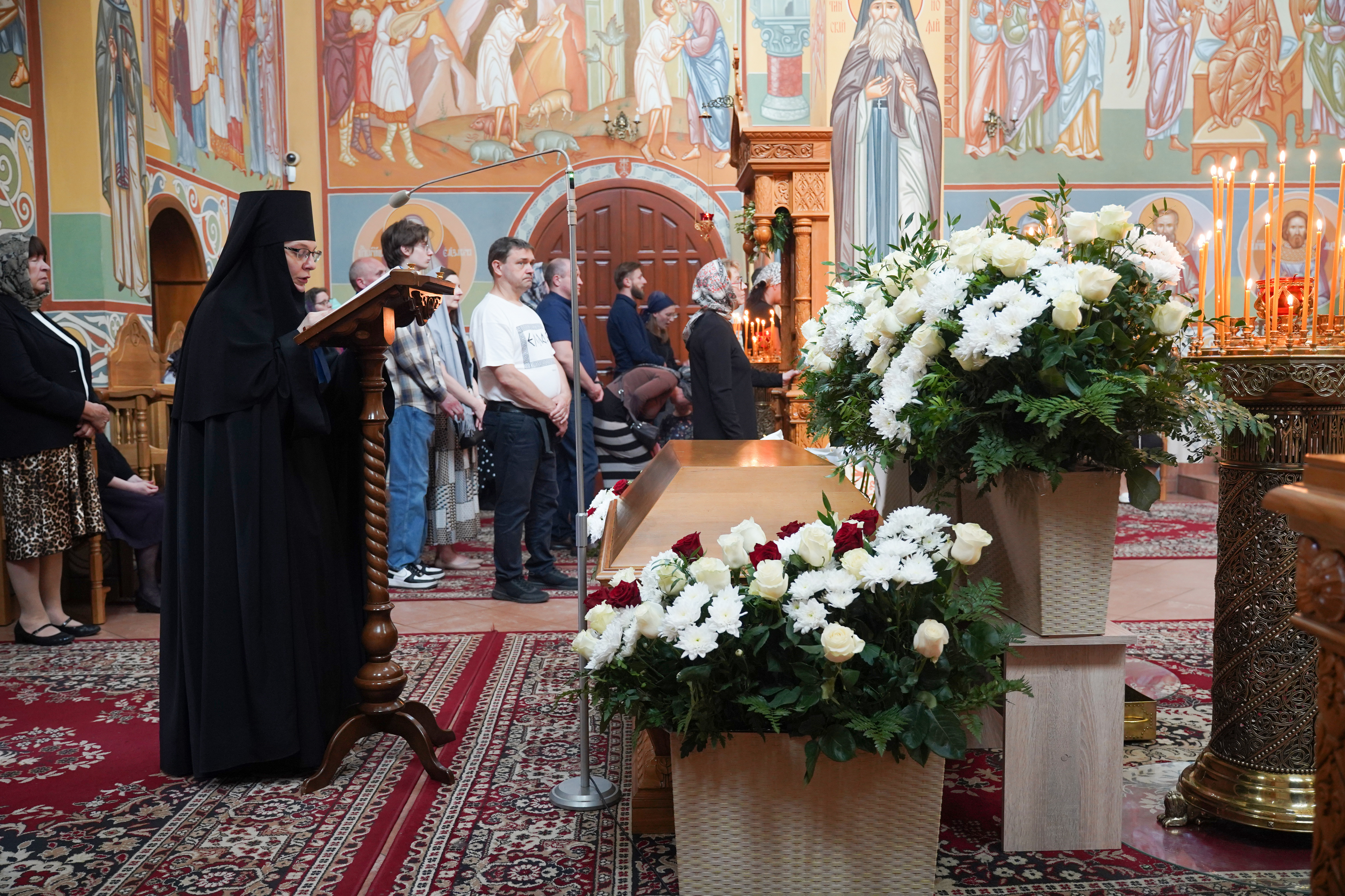 Jesus Christ burial service in Zwierki Convent