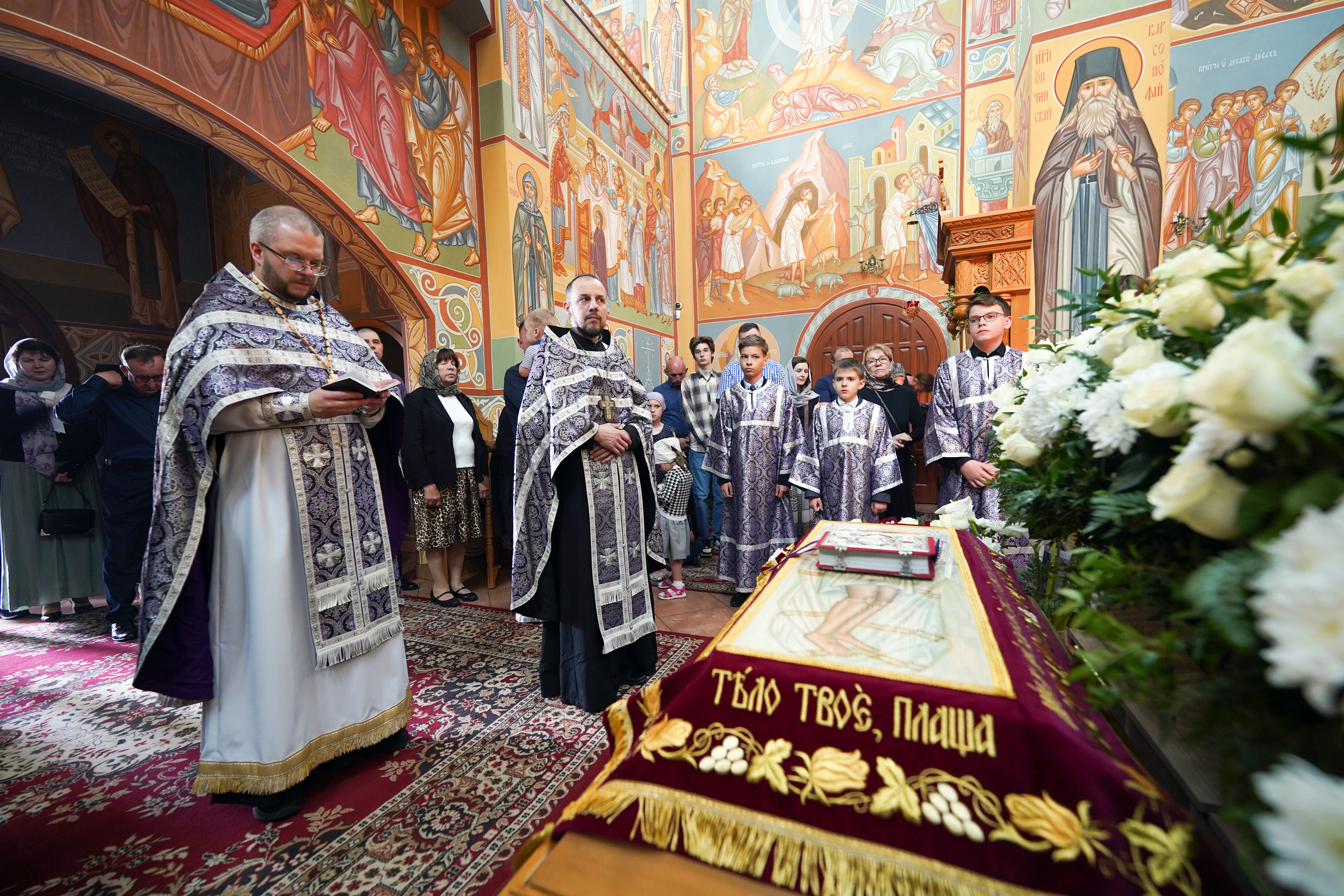Jesus Christ burial service in Zwierki Convent 