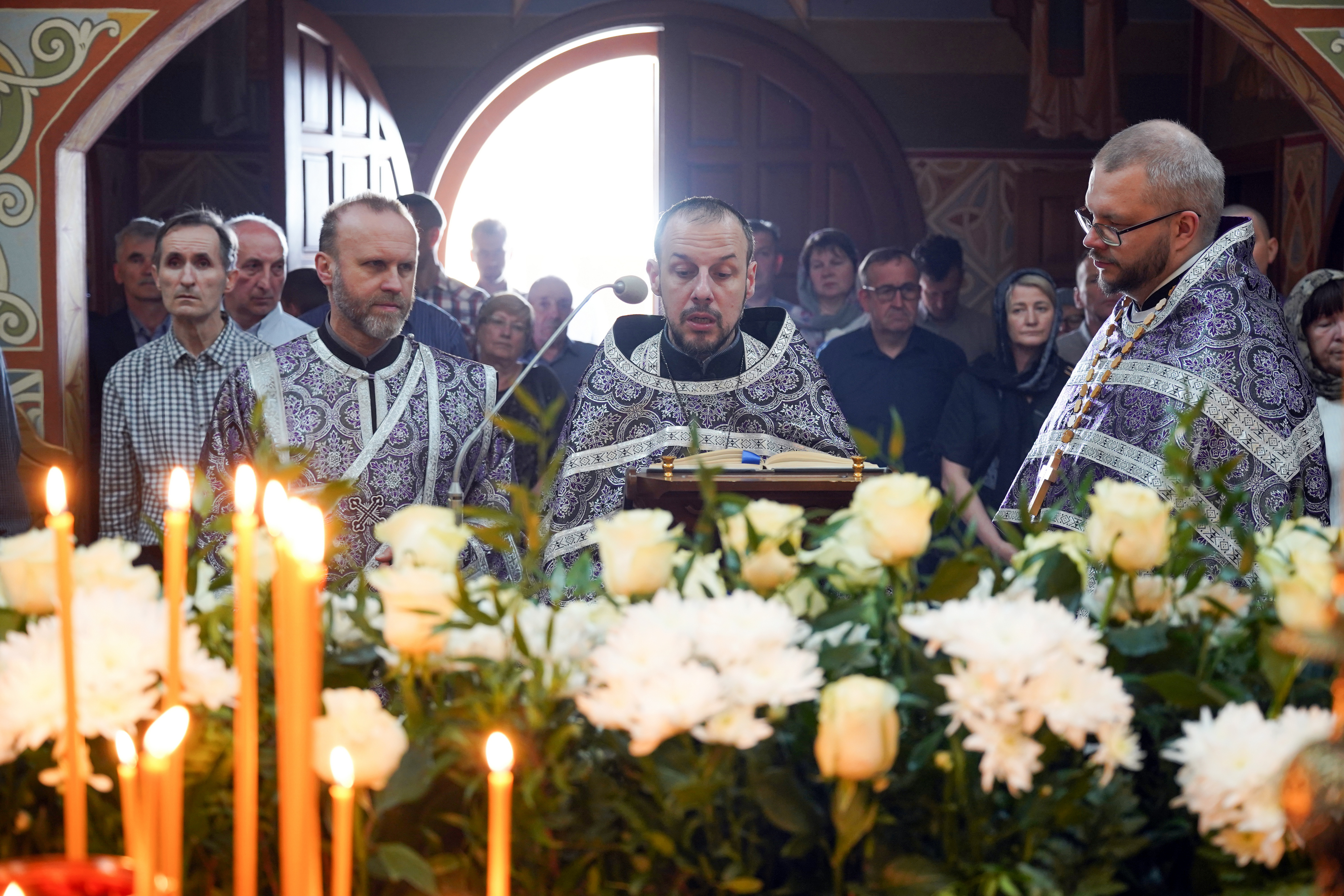 Jesus Christ burial service in Zwierki Convent 