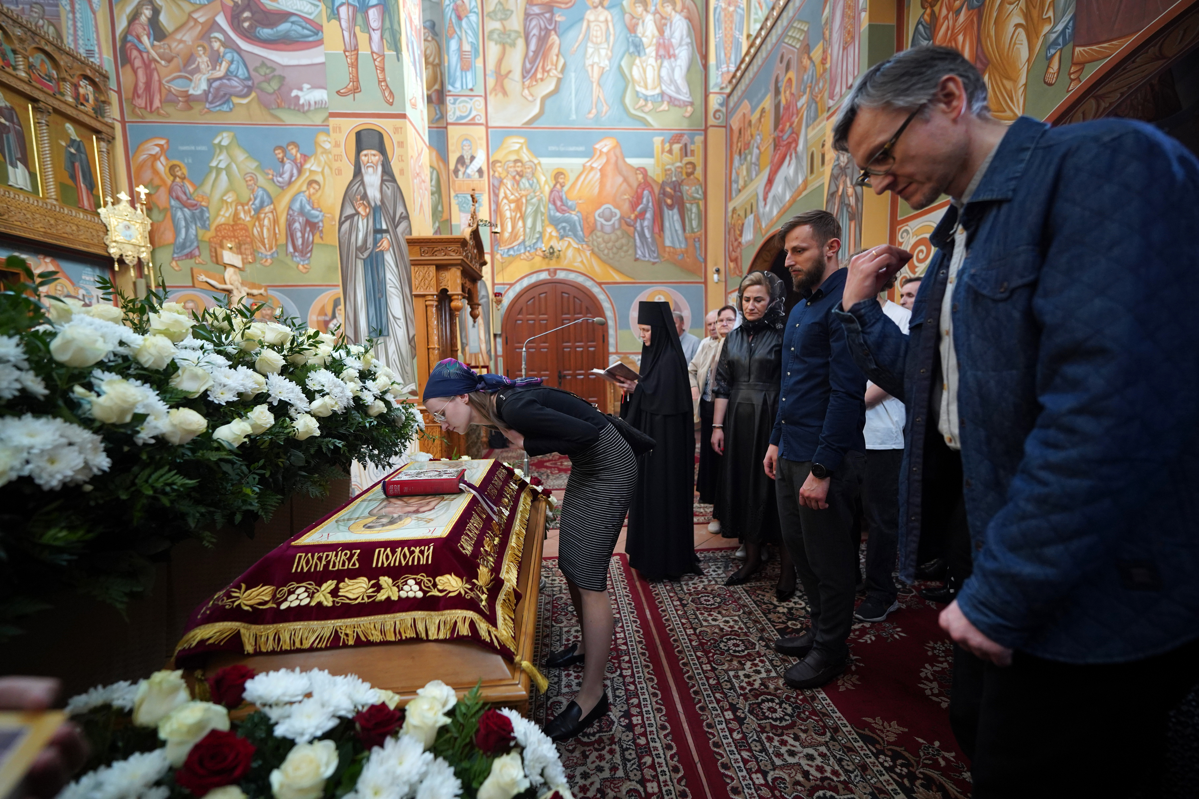 Jesus Christ burial service in Zwierki Convent 