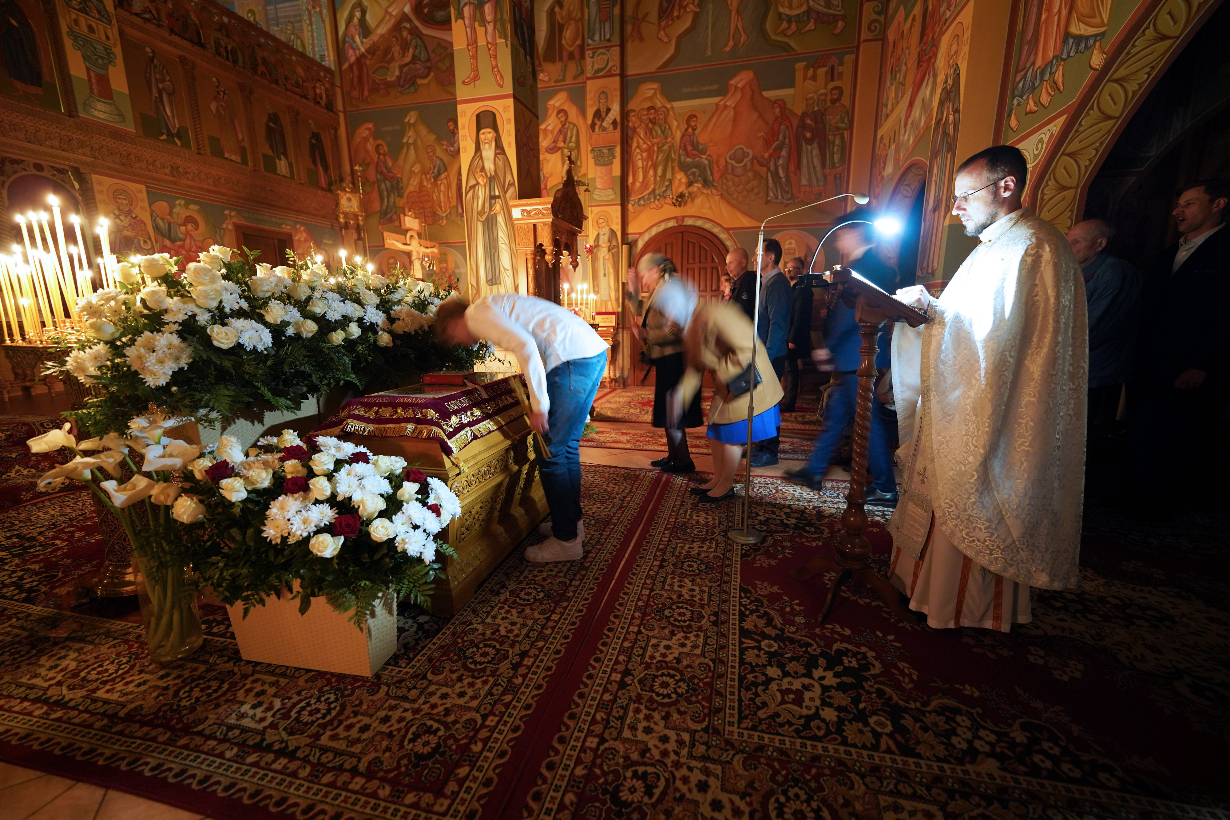 Easter night in Zwierki Convent