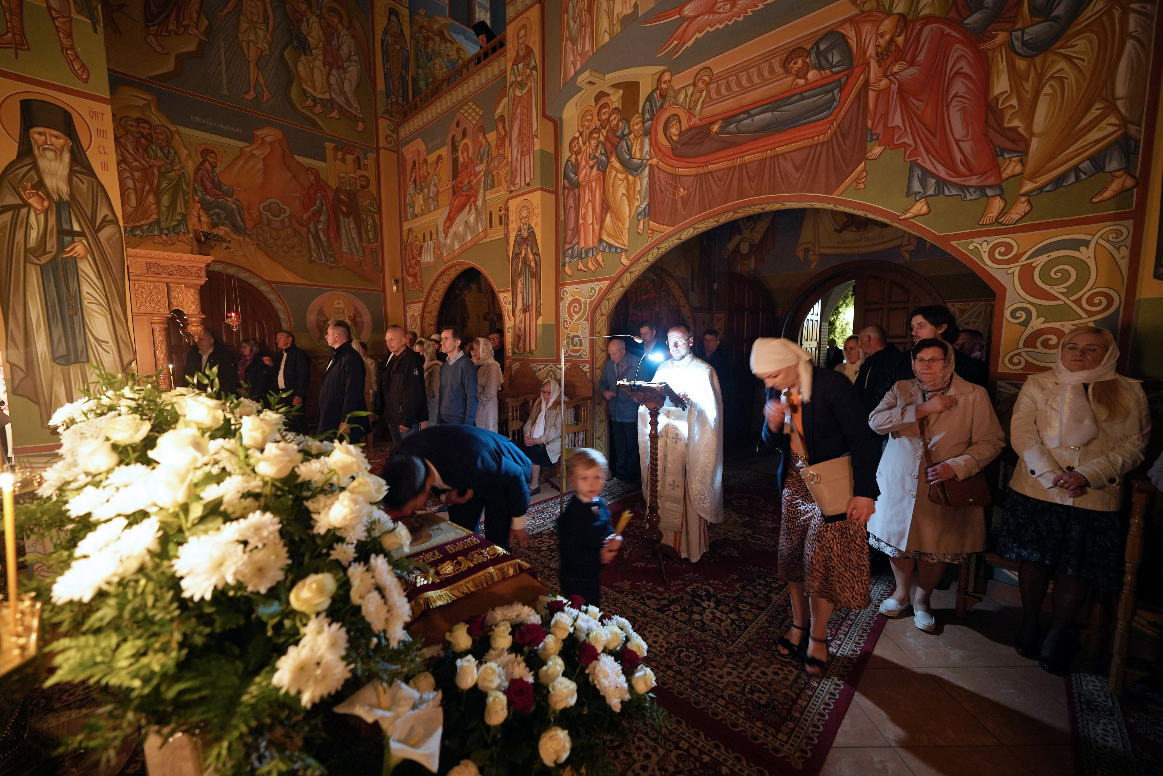 Easter night in Zwierki Convent