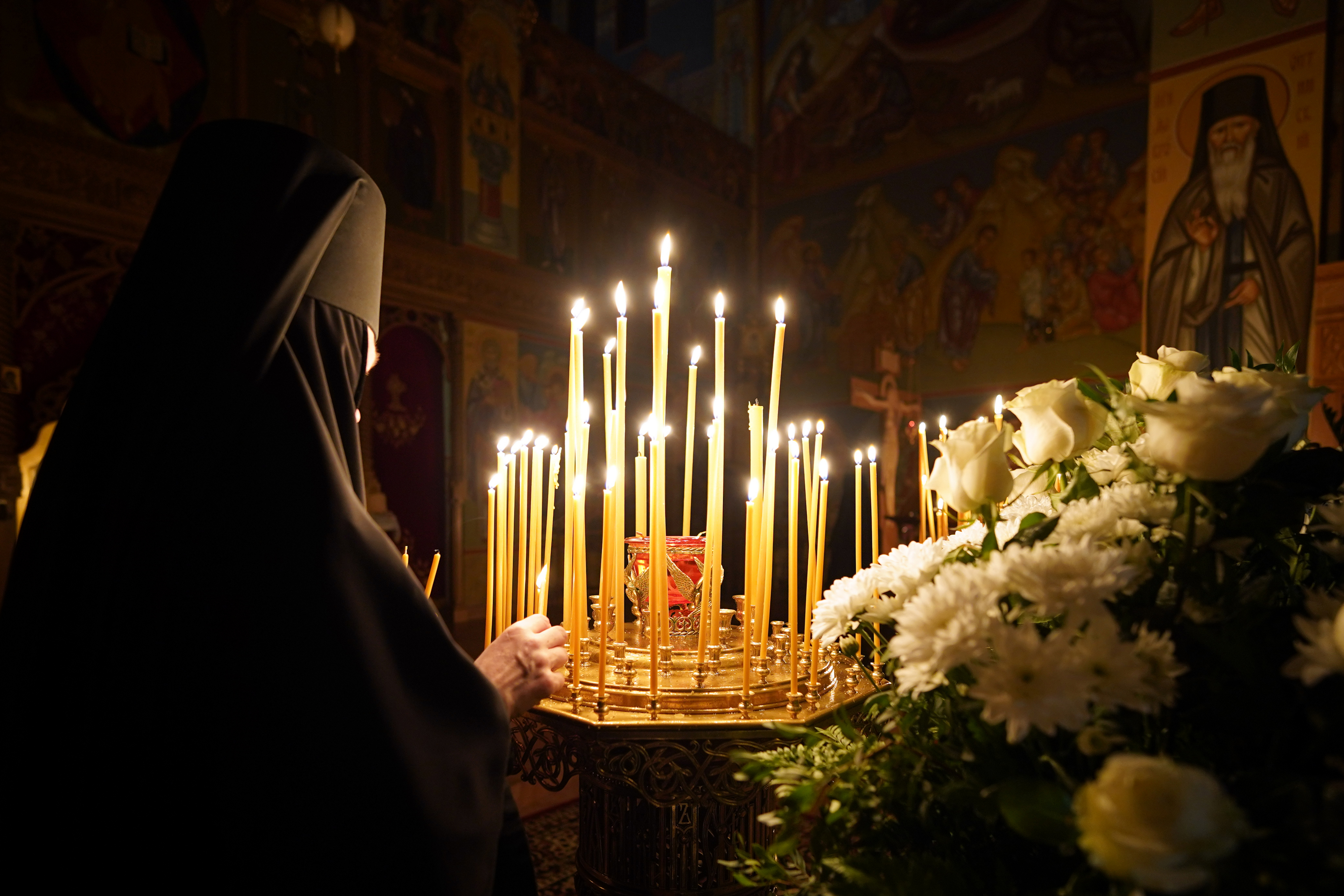 Easter night in Zwierki Convent