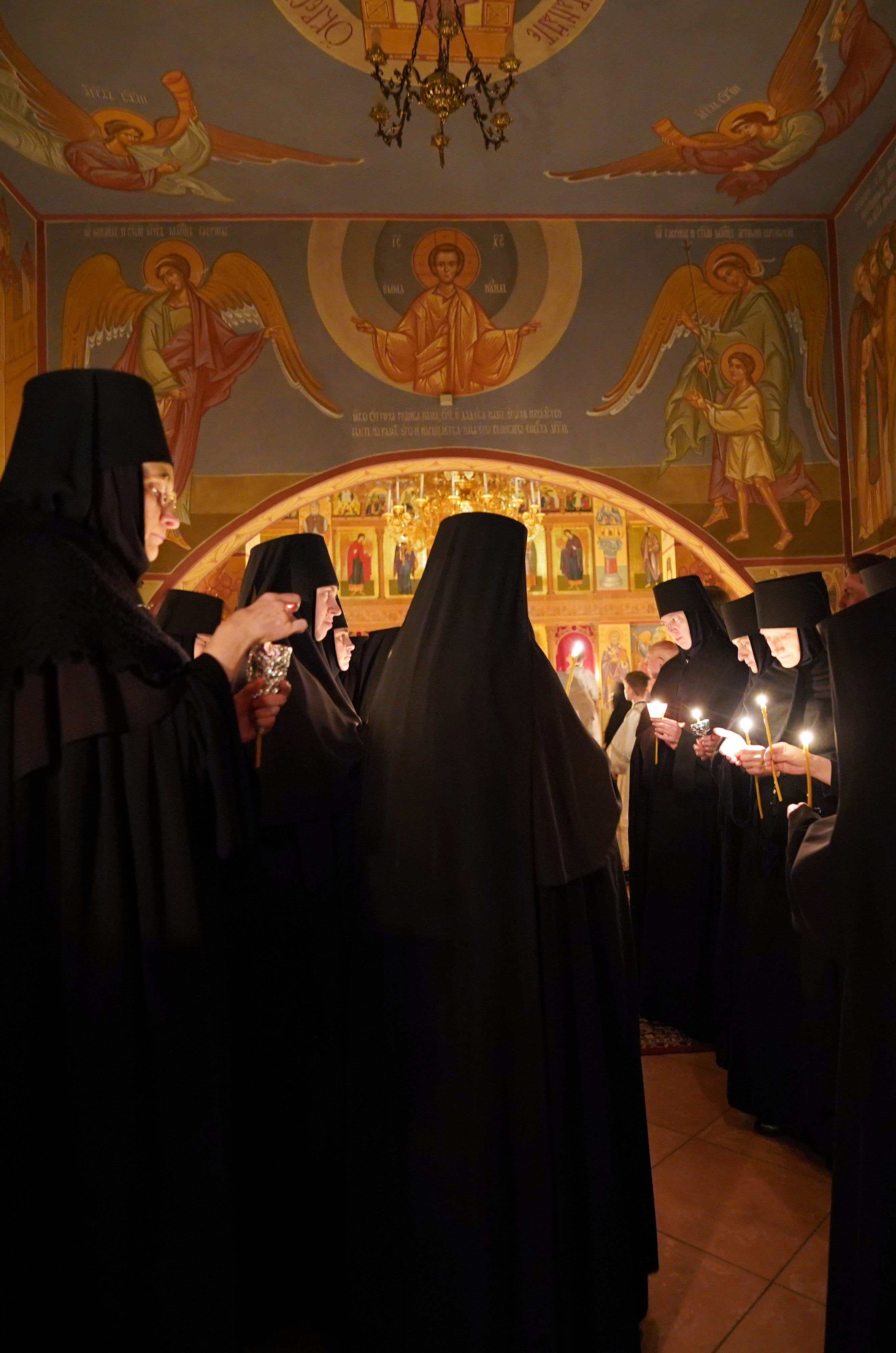 Easter night in Zwierki Convent