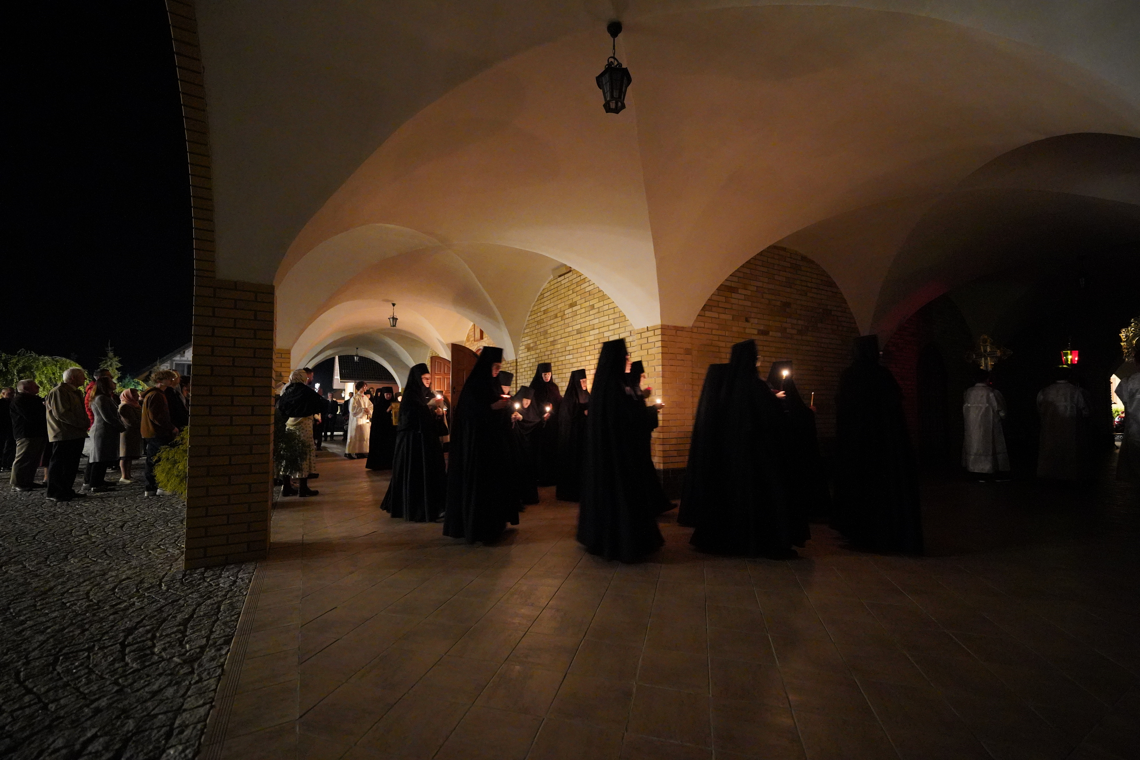 Easter night in Zwierki Convent