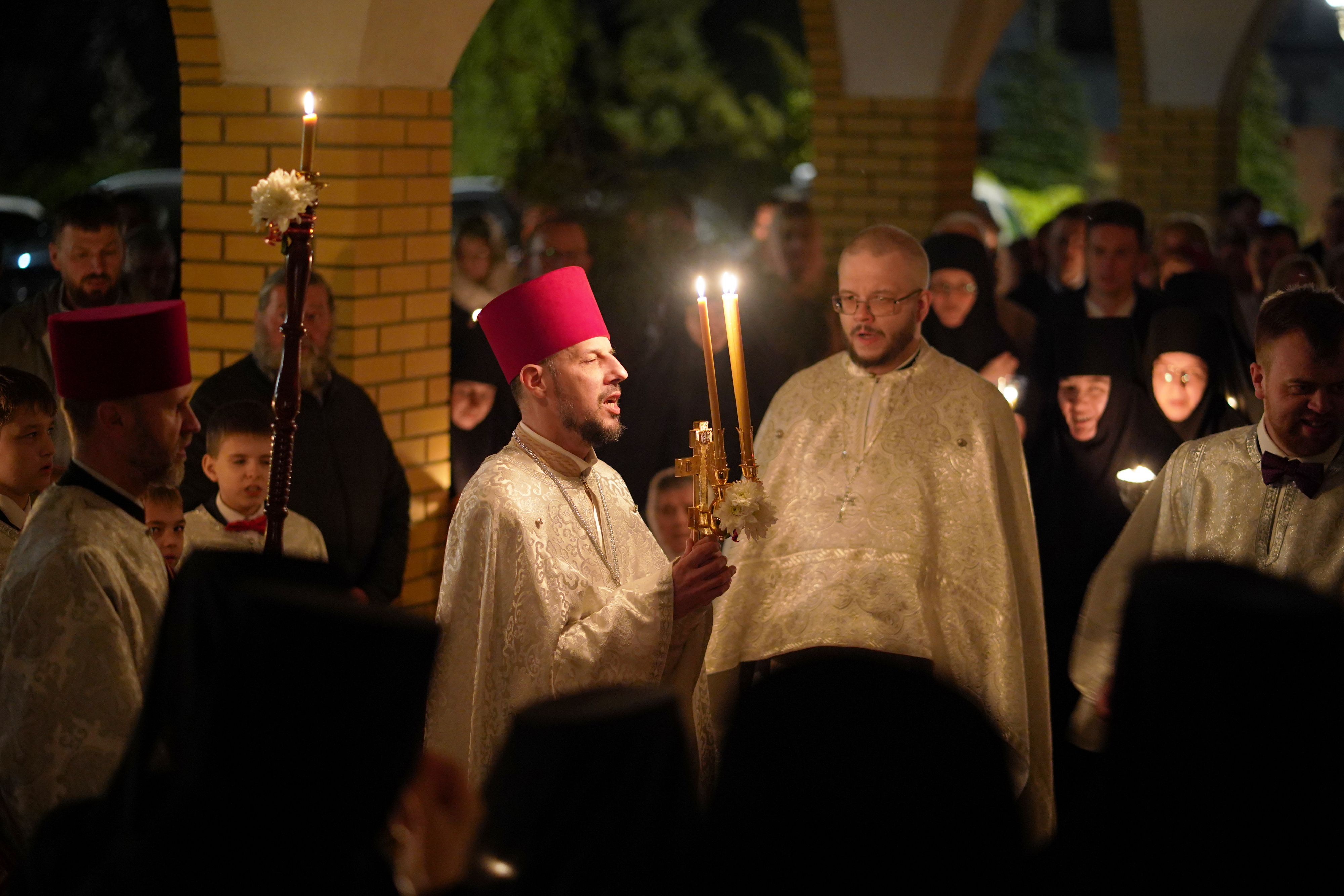 Easter night in Zwierki Convent