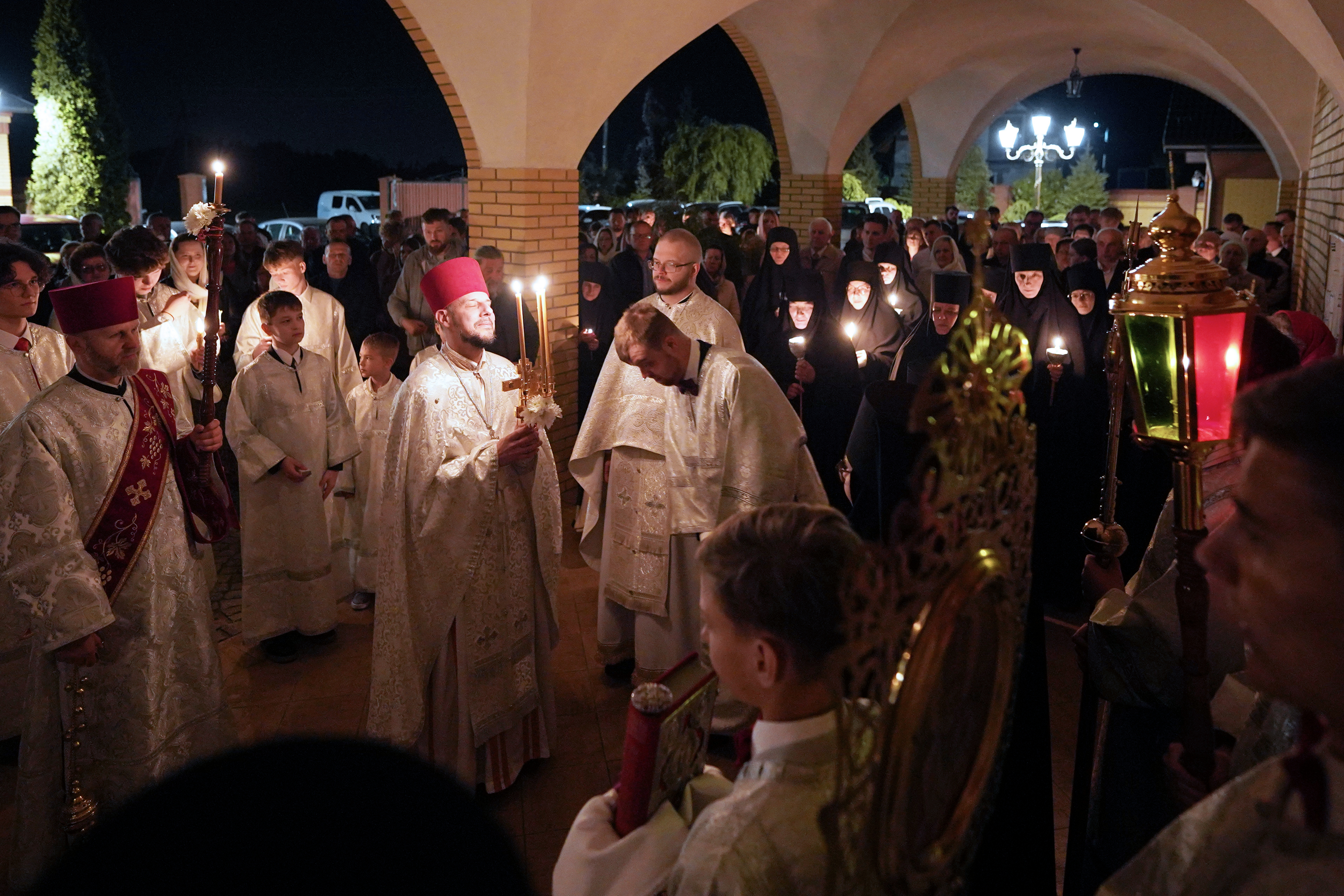 Easter night in Zwierki Convent