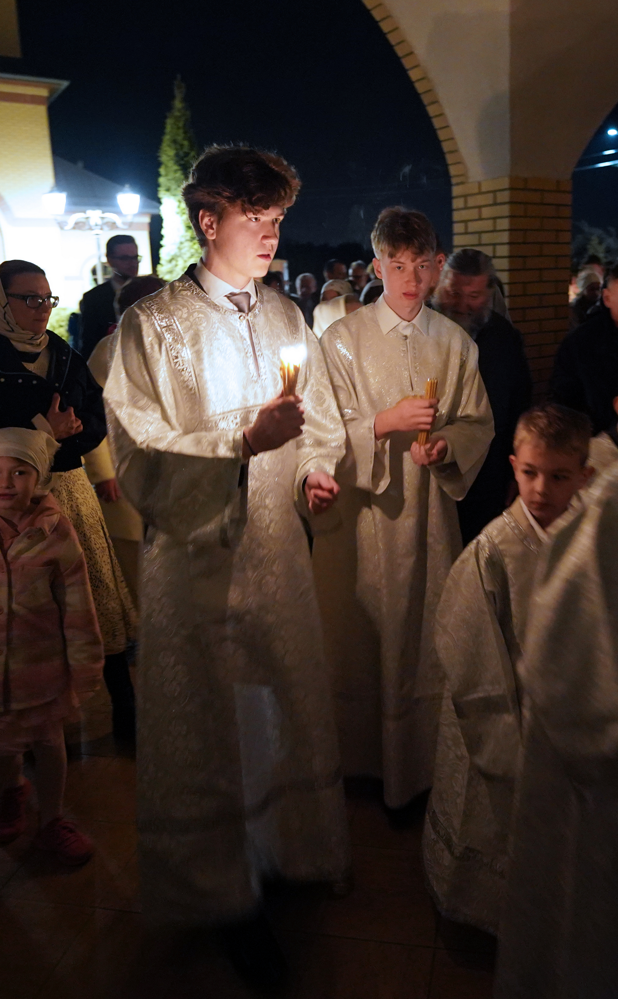 Easter night in Zwierki Convent 