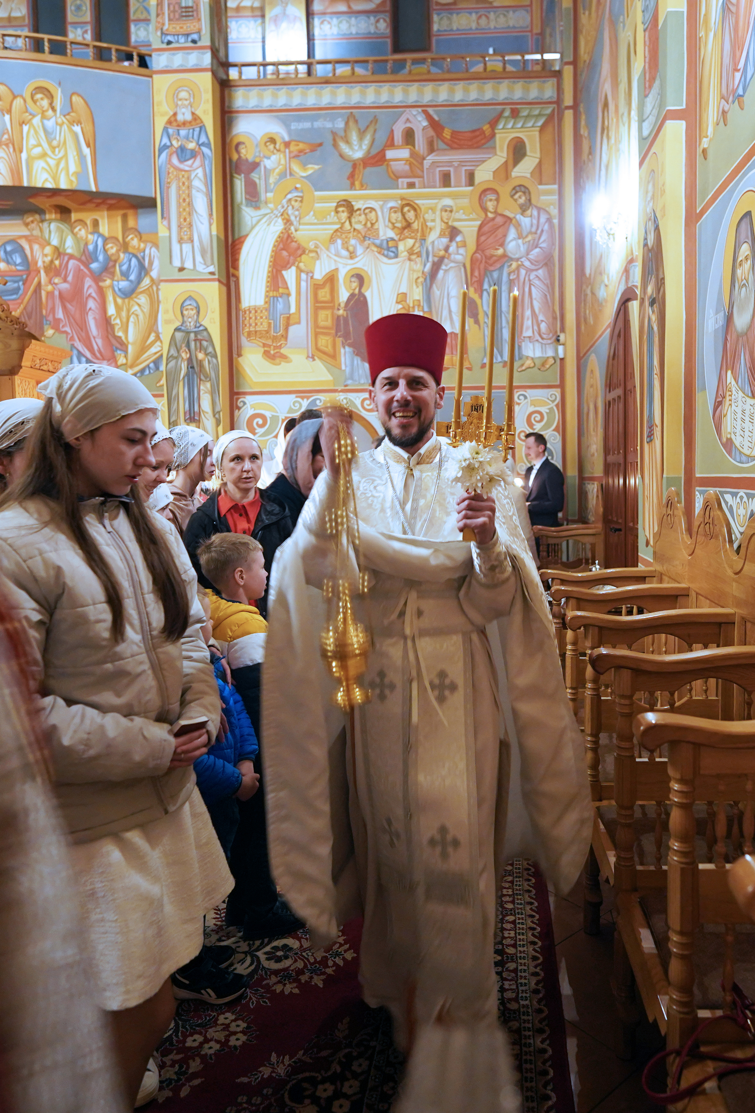 Easter night in Zwierki Convent 