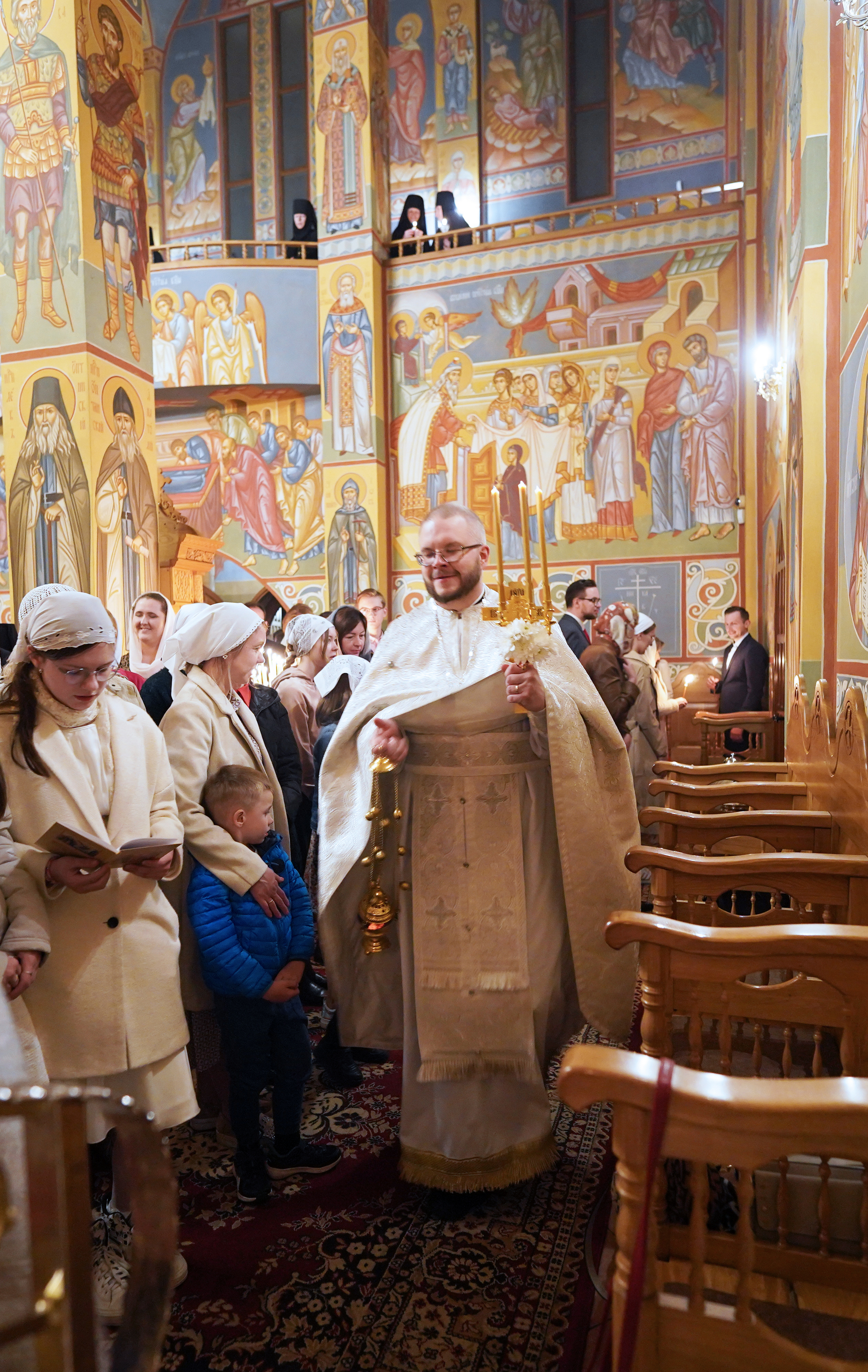 Easter night in Zwierki Convent 