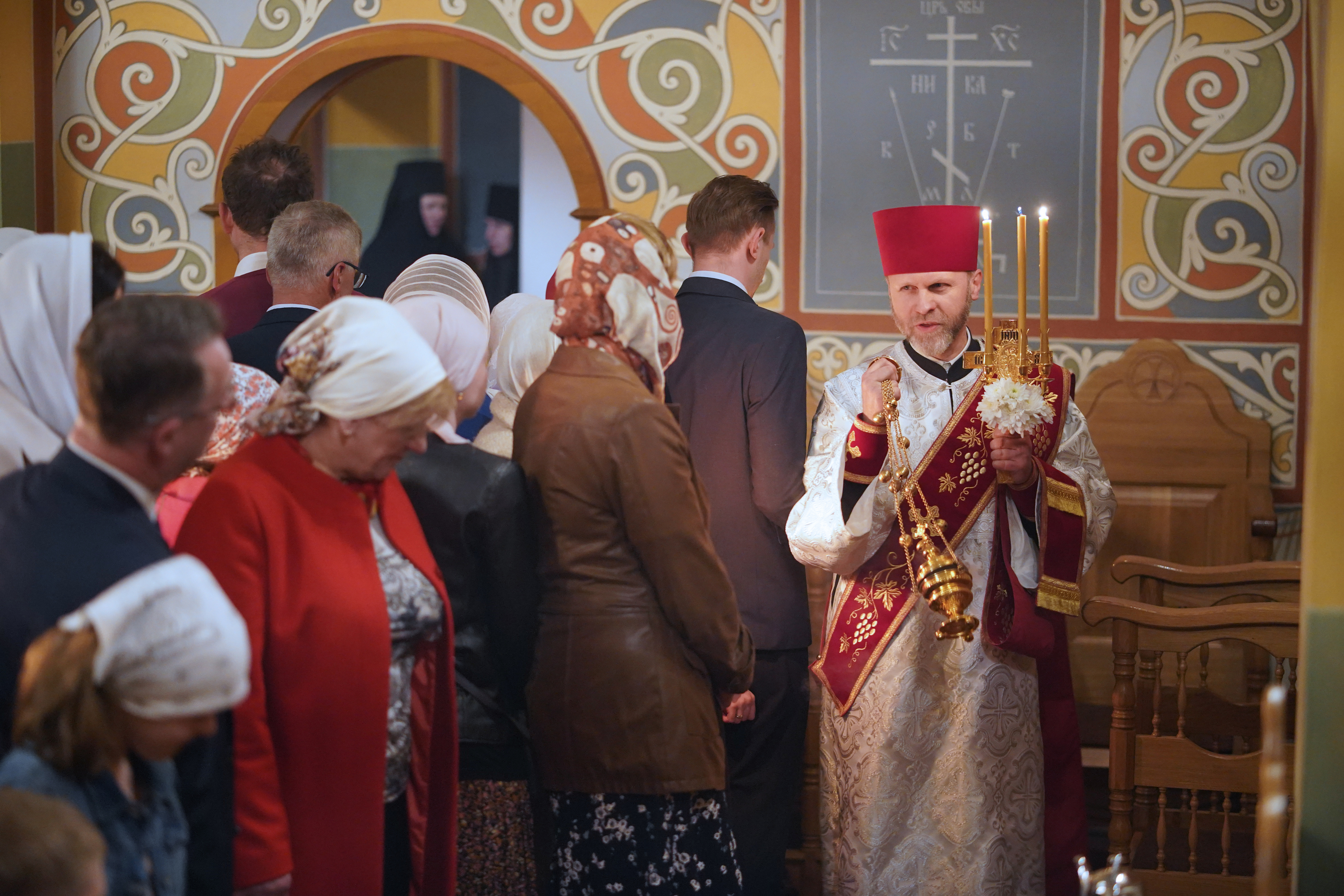 Easter night in Zwierki Convent