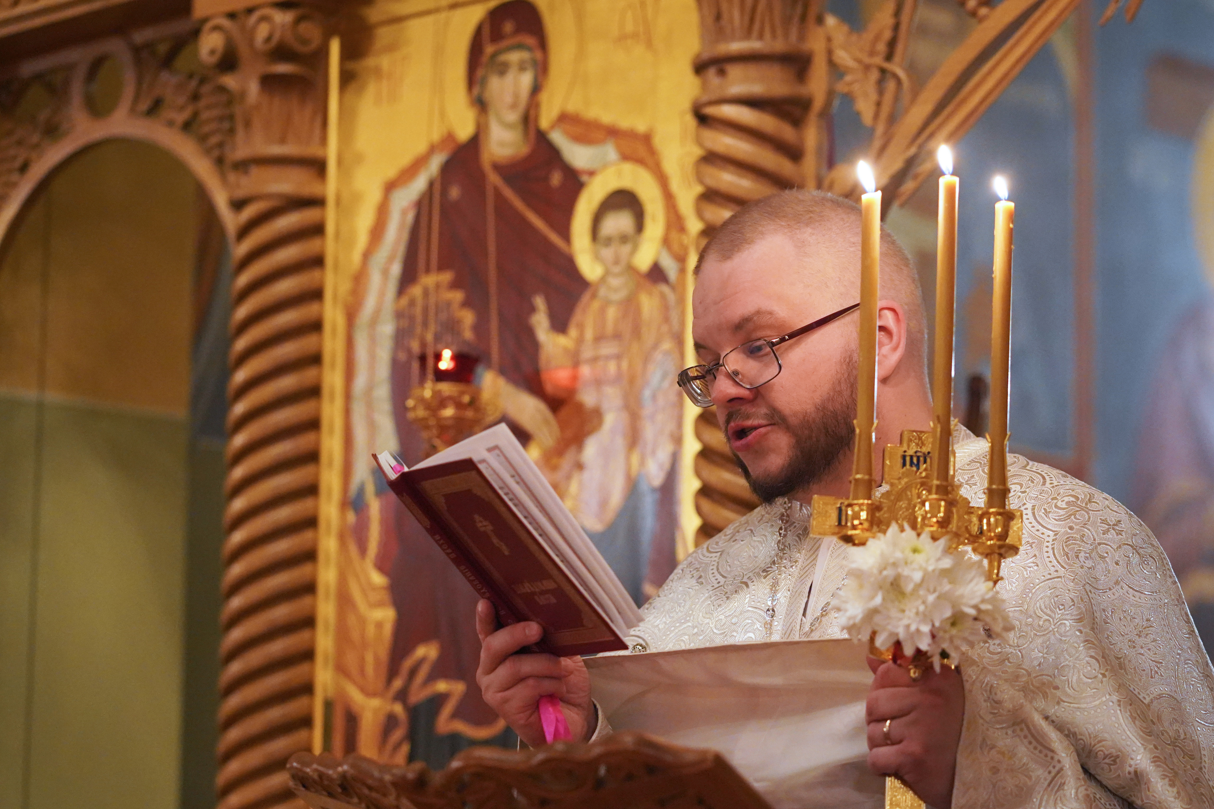Easter night in Zwierki Convent