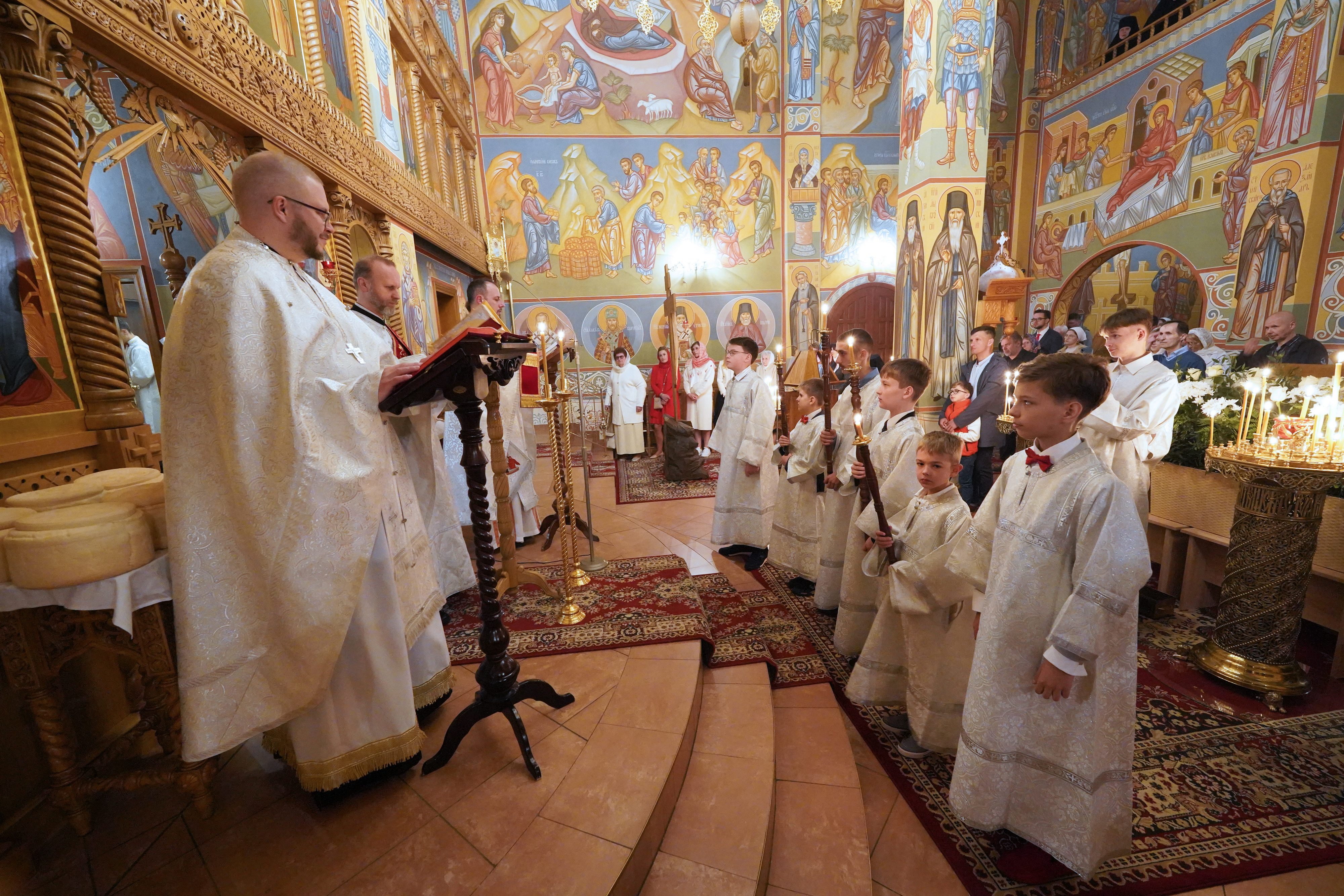 Easter night in Zwierki Convent