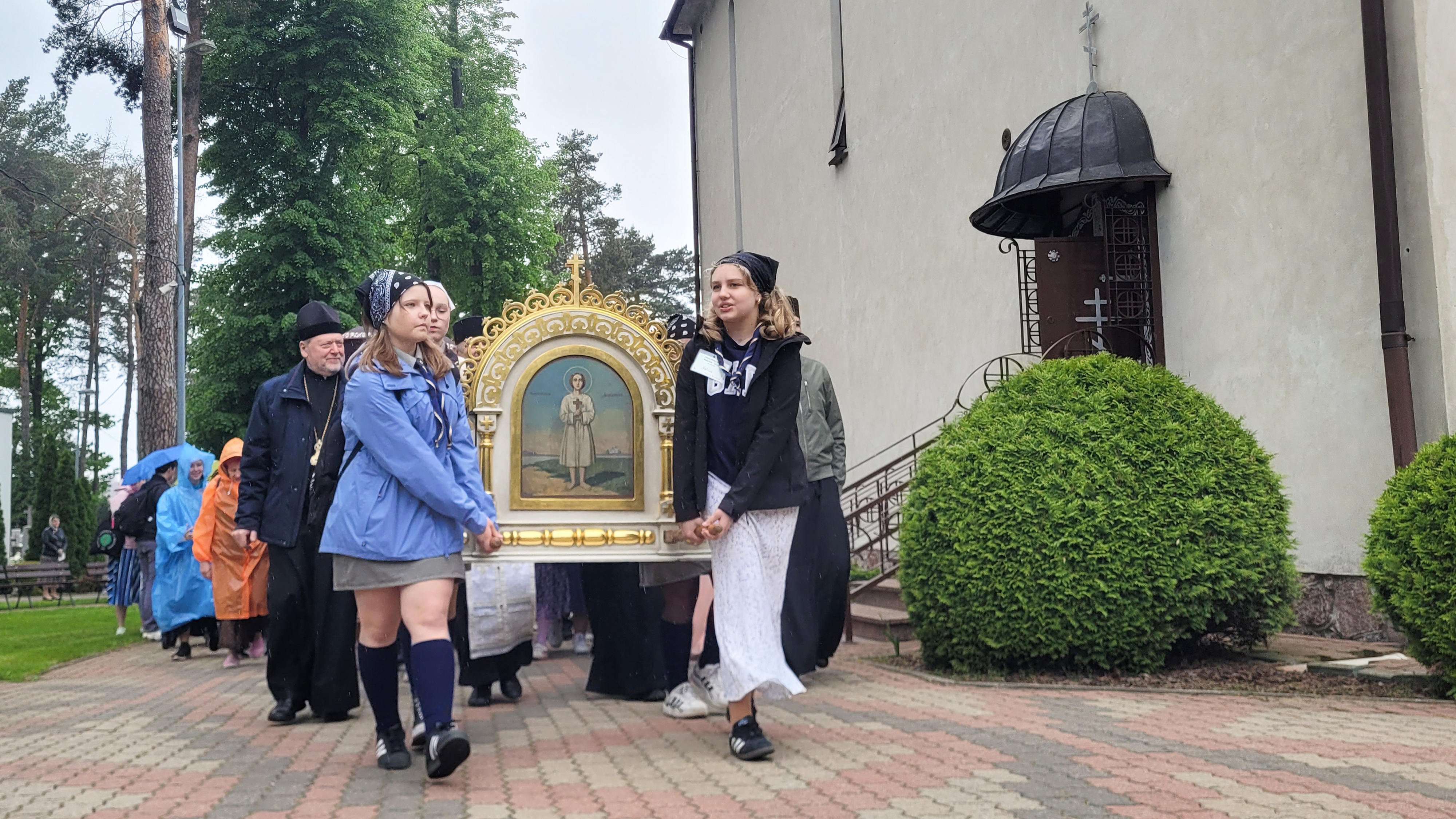 The pilgrimage from Bialystok to Zwierki Convent