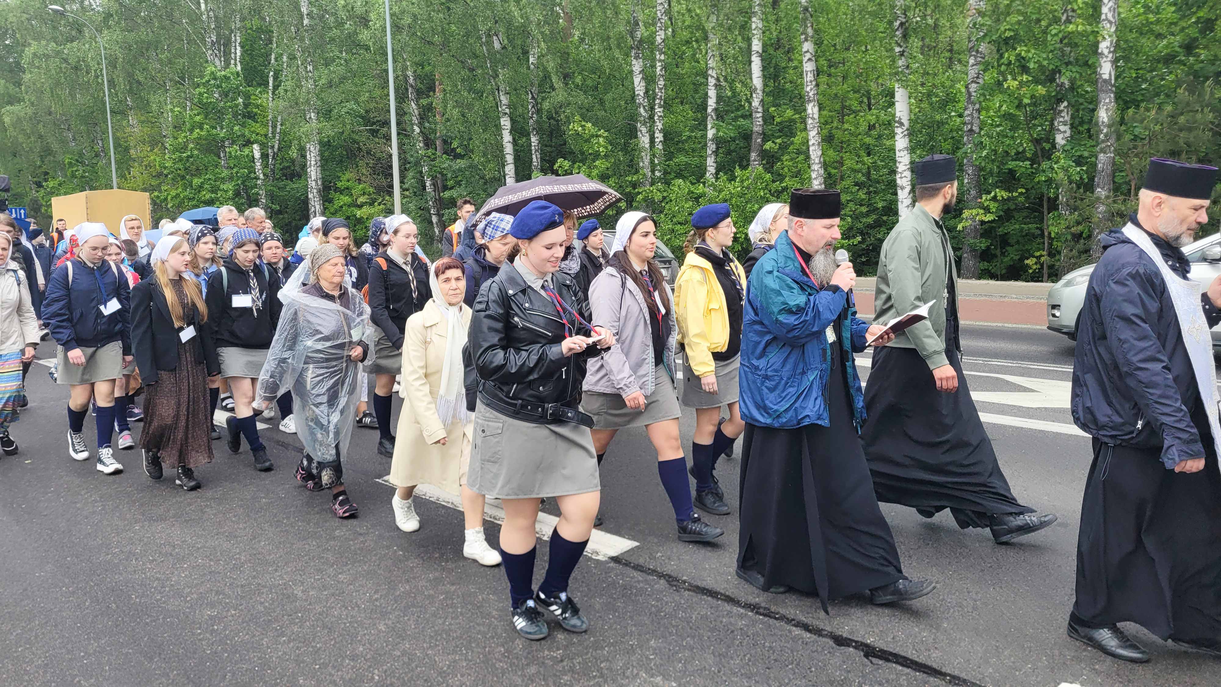The pilgrimage from Bialystok to Zwierki Convent