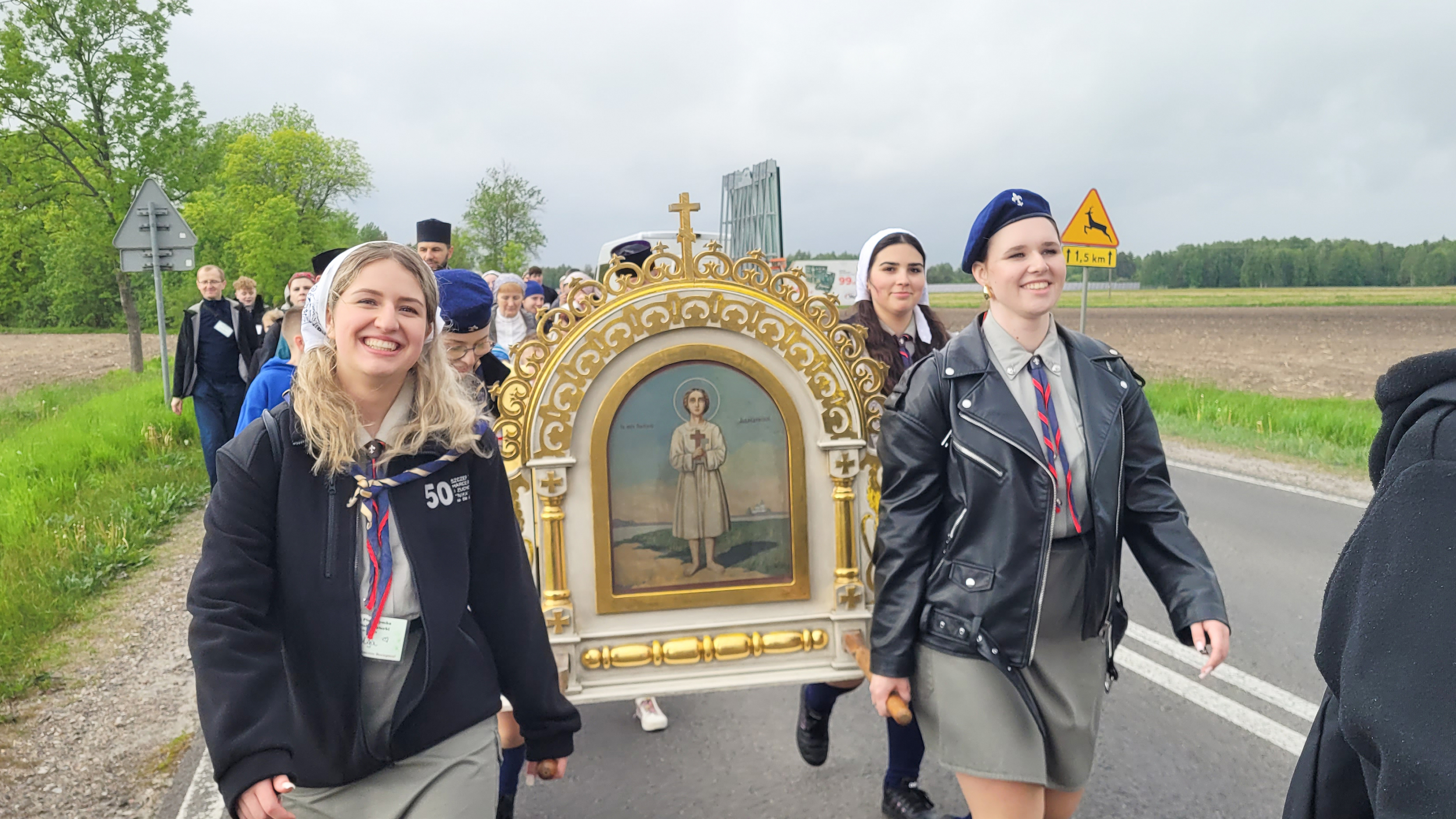 The pilgrimage from Bialystok to Zwierki Convent