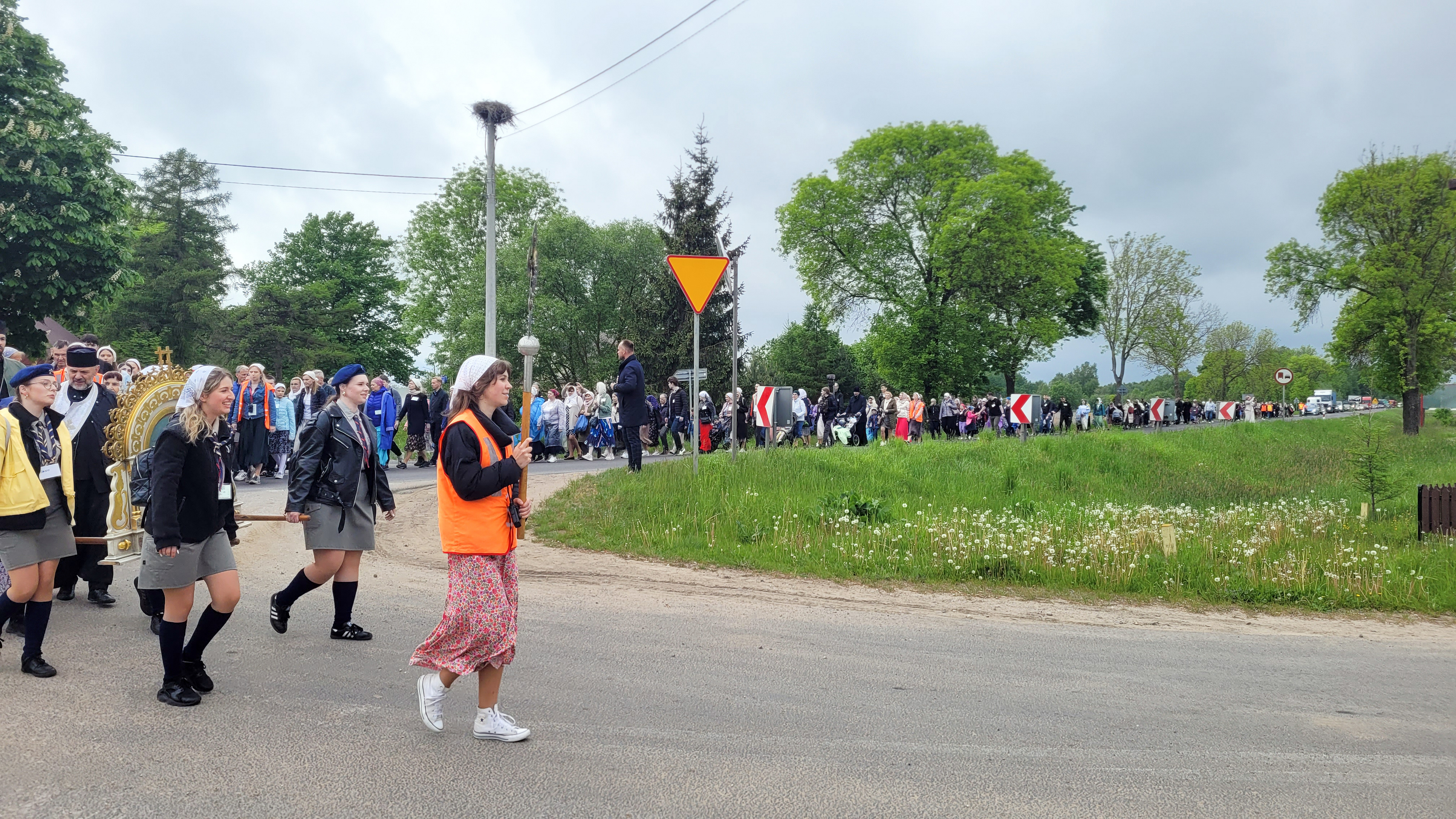 The pilgrimage from Bialystok to Zwierki Convent