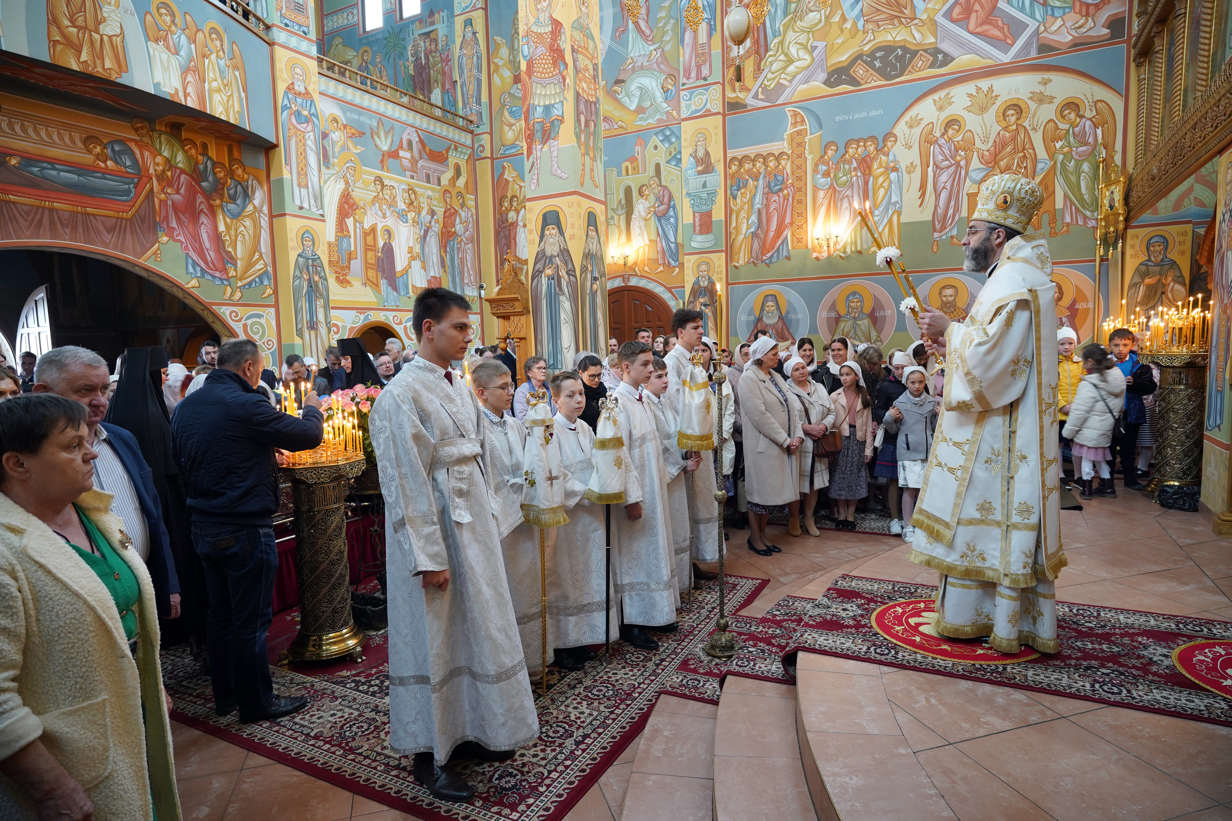 St. Gabriel of Zabludow feast in Zwierki Convent - the Divine Liturrgy