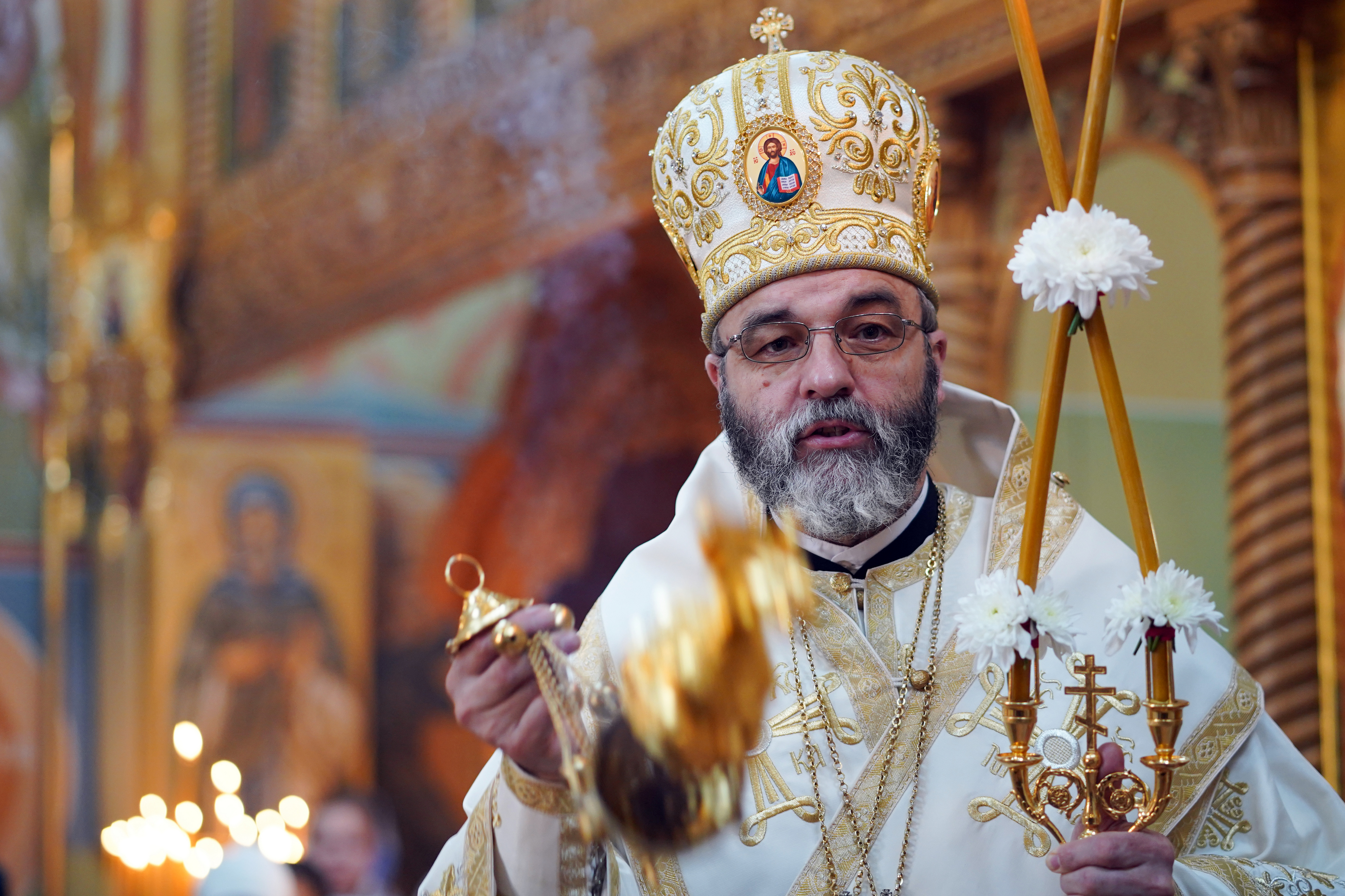 St. Gabriel of Zabludow feast in Zwierki Convent - the Divine Liturgy