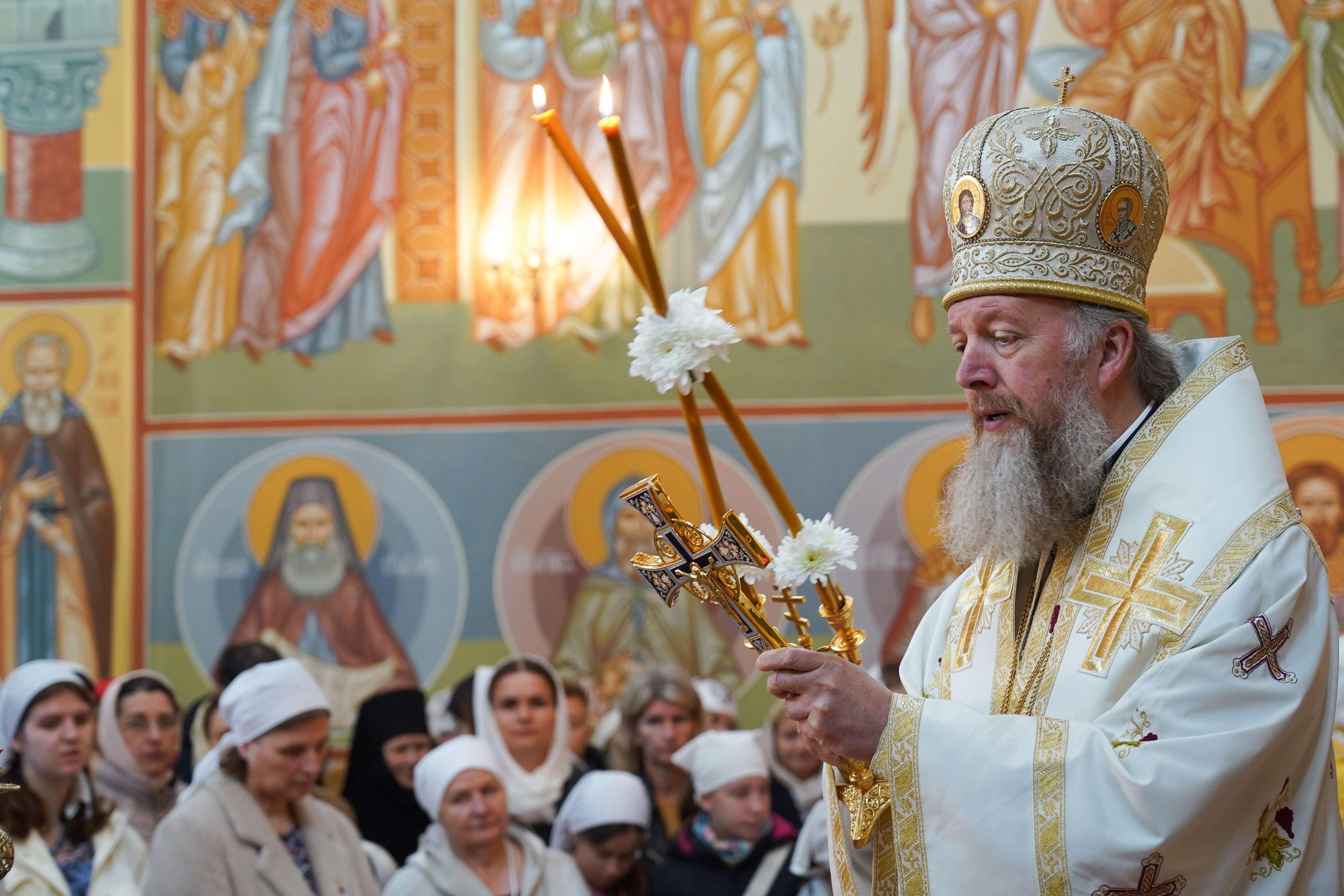 St. Gabriel of Zabludow feast in Zwierki Convent - the Divine Liturgy