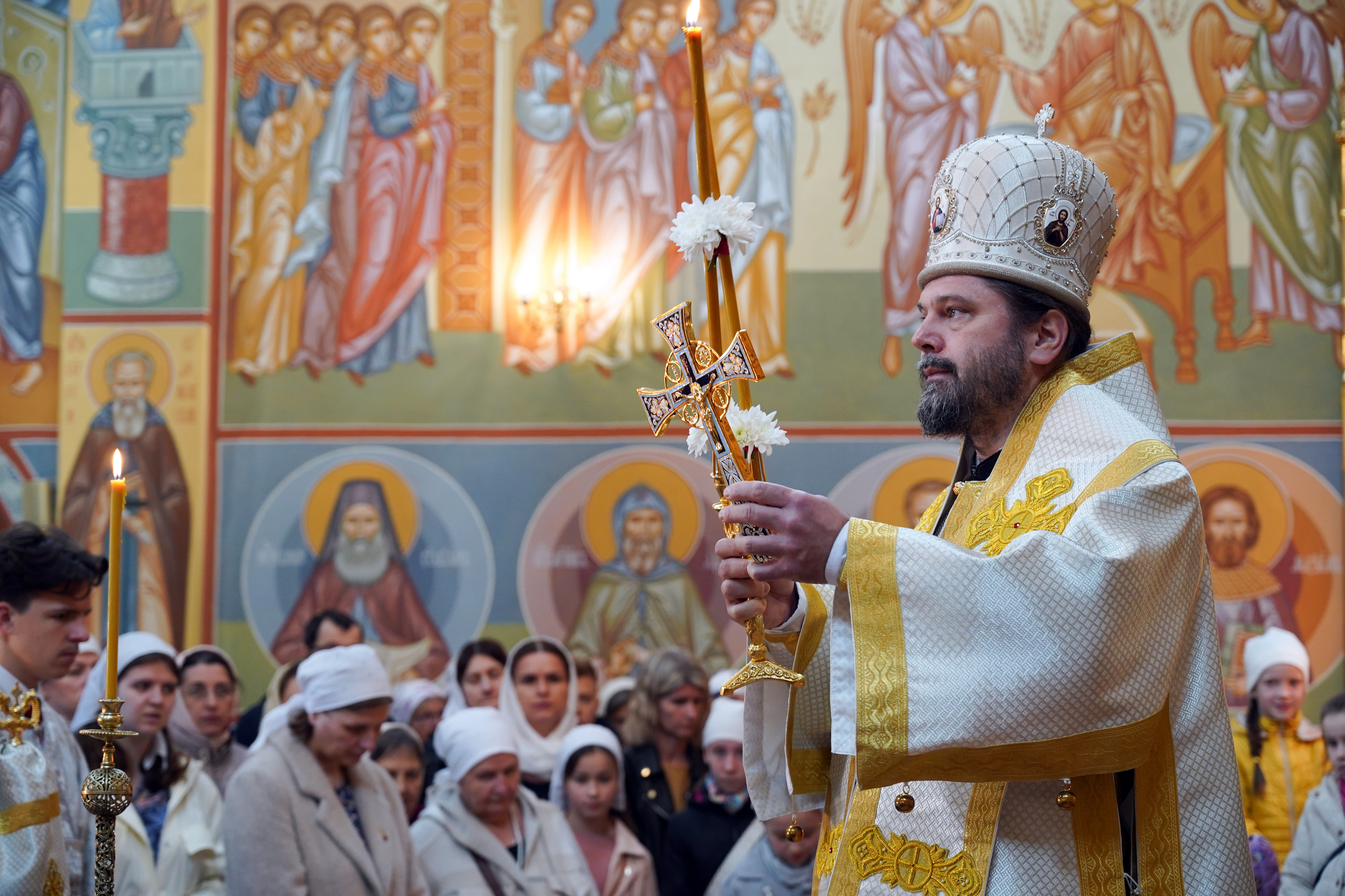 St. Gabriel of Zabludow feast in Zwierki Convent - the Divine Liturgy