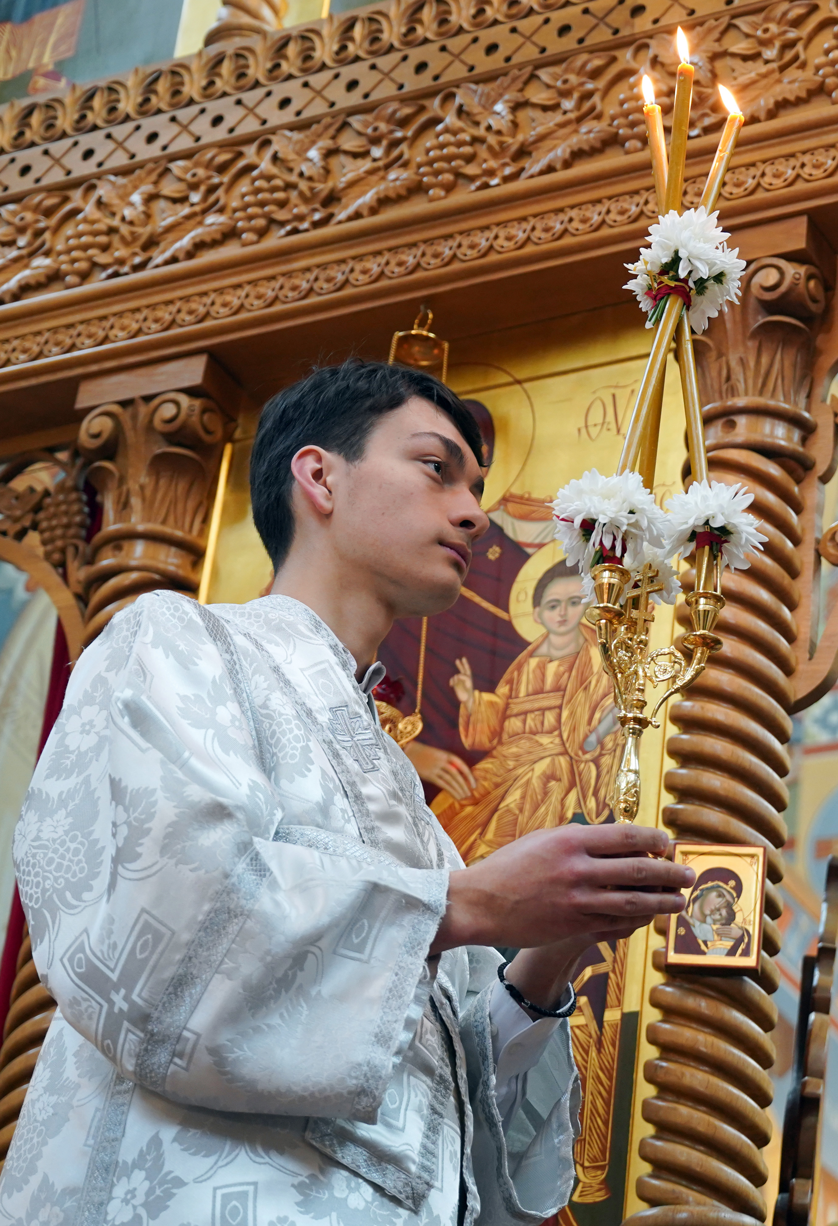 St. Gabriel of Zabludow feast in Zwierki Convent - the Divine Liturgy