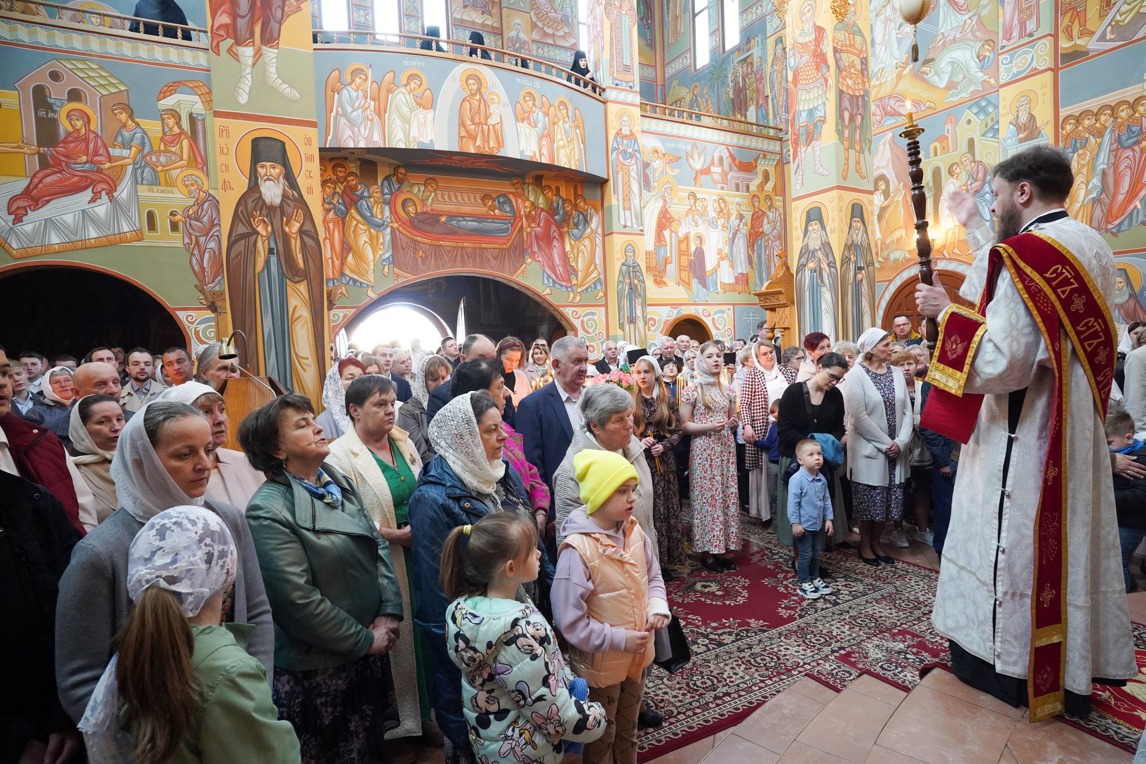 St. Gabriel of Zabludow feast in Zwierki Convent - the Divine Liturgy