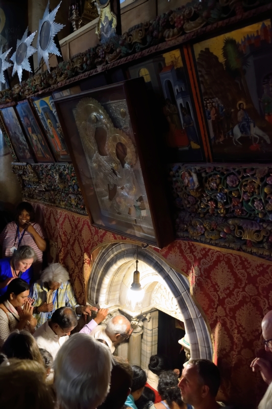 Entrance to the Nativity Cave, Bethlehem, May 2023
