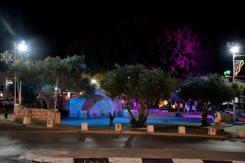 The Theotokos Spring in Nazareth in the evening, 2023