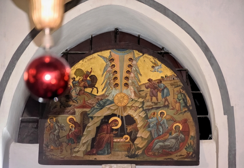 The Nativity icon, Bethlehem, 2023