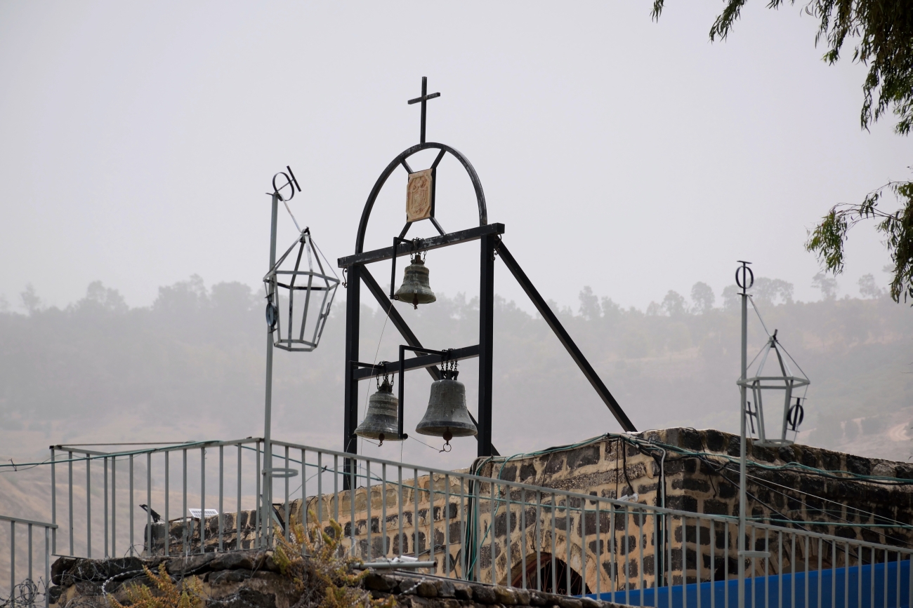 Dzwonnica monasteru w Tyberiadzie, maj 2023