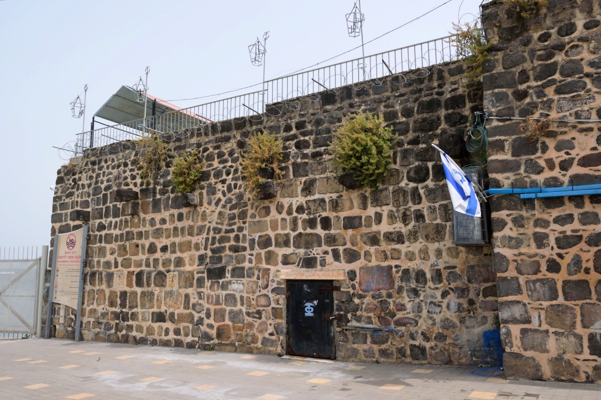 Wall of the Tyberiade Orthodox monastery