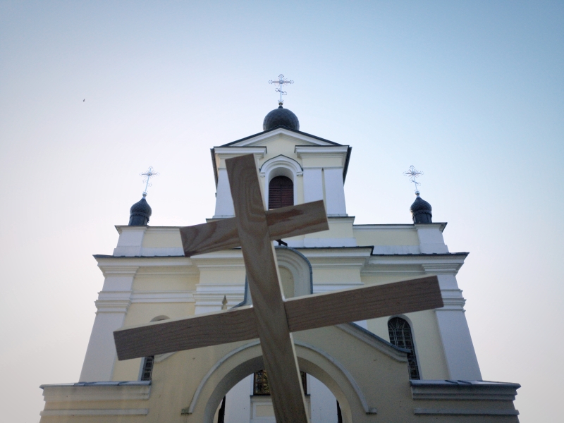Pielgrzymkowy krzyż i drohicka cerkiew, 2024