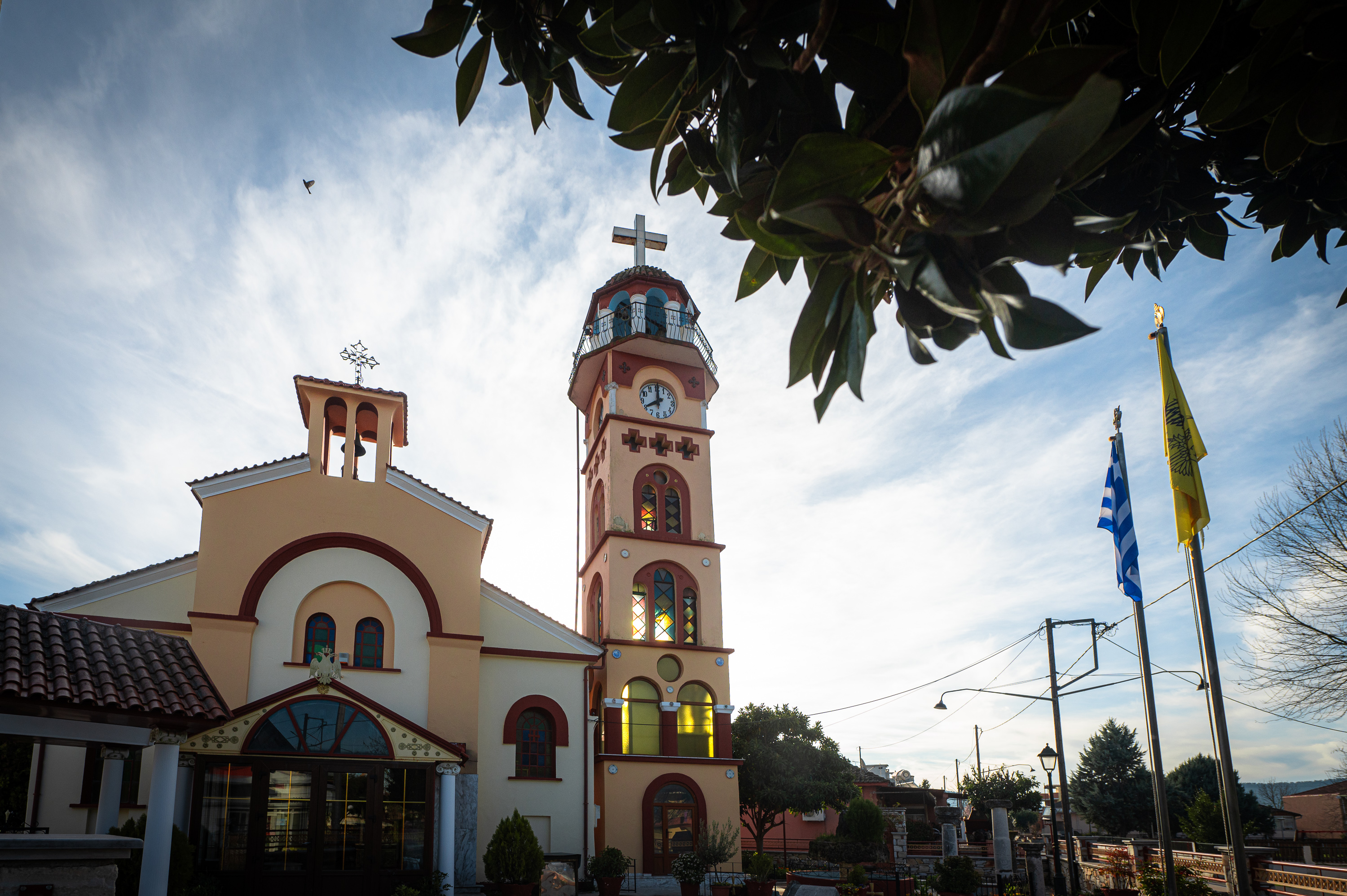 The Holy Trinity church in Polystylo