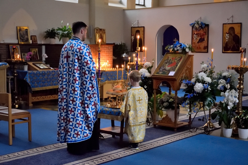 Litija na święcie patronalnym polskiej parafii prawosławnej w Brukseli, 08.09.2024