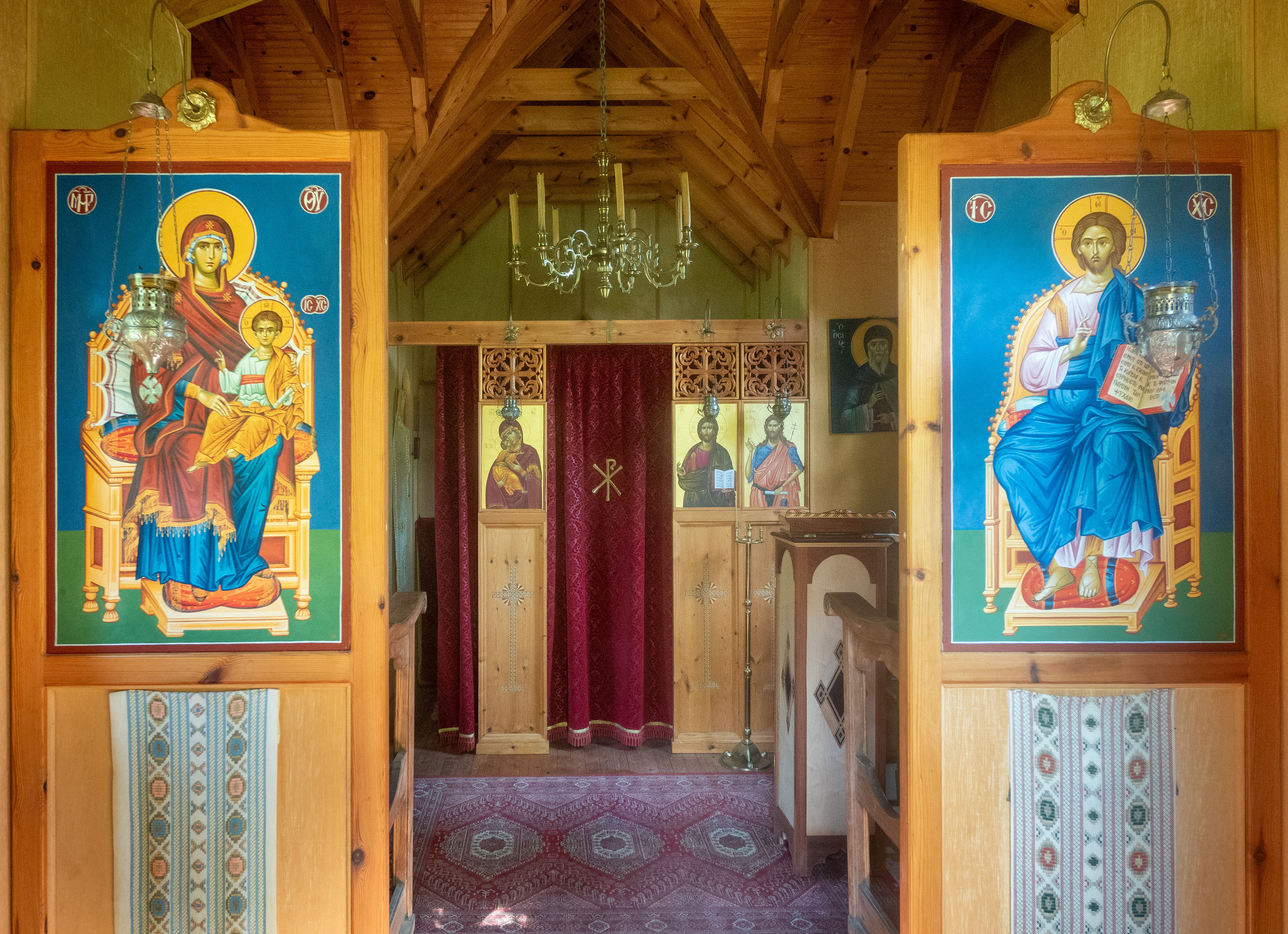 Icons of St. Patapios chapel, Agios Oros