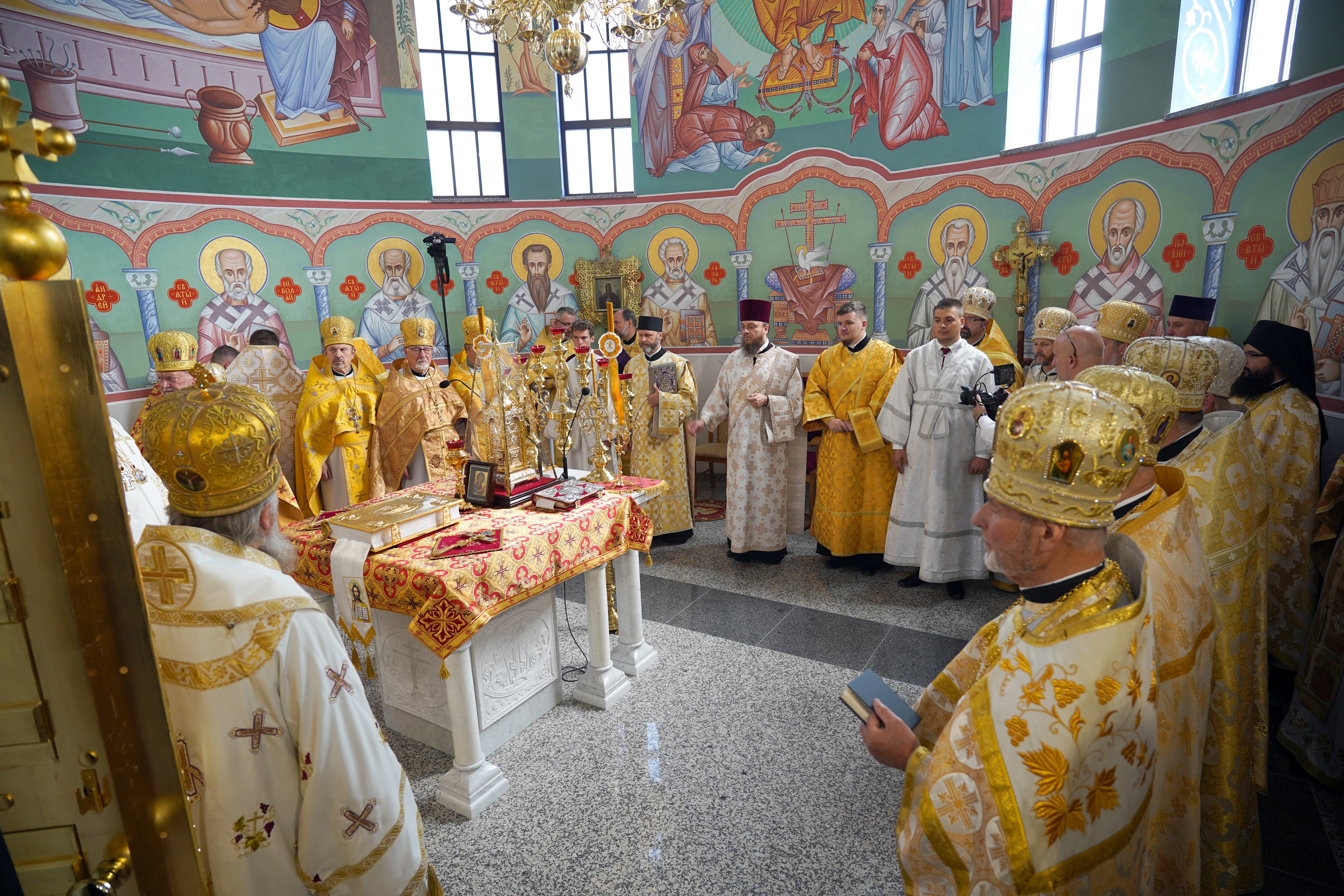 The consecration of St. Martyr Archimandrite Gregory Peradze Orthodox church in Białystok 