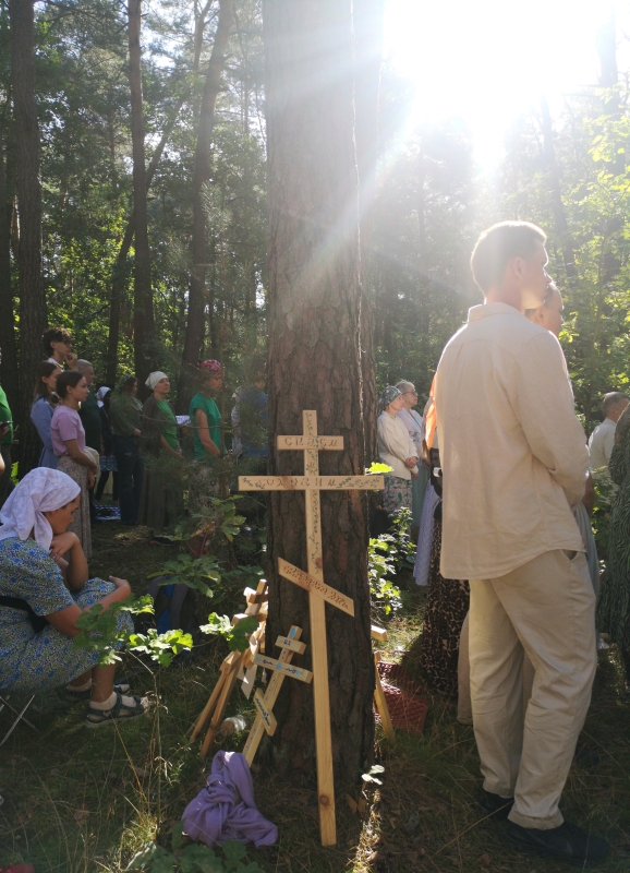 Polowa Liturgia warszawskiej pielgrzymki na Grabarkę 2024