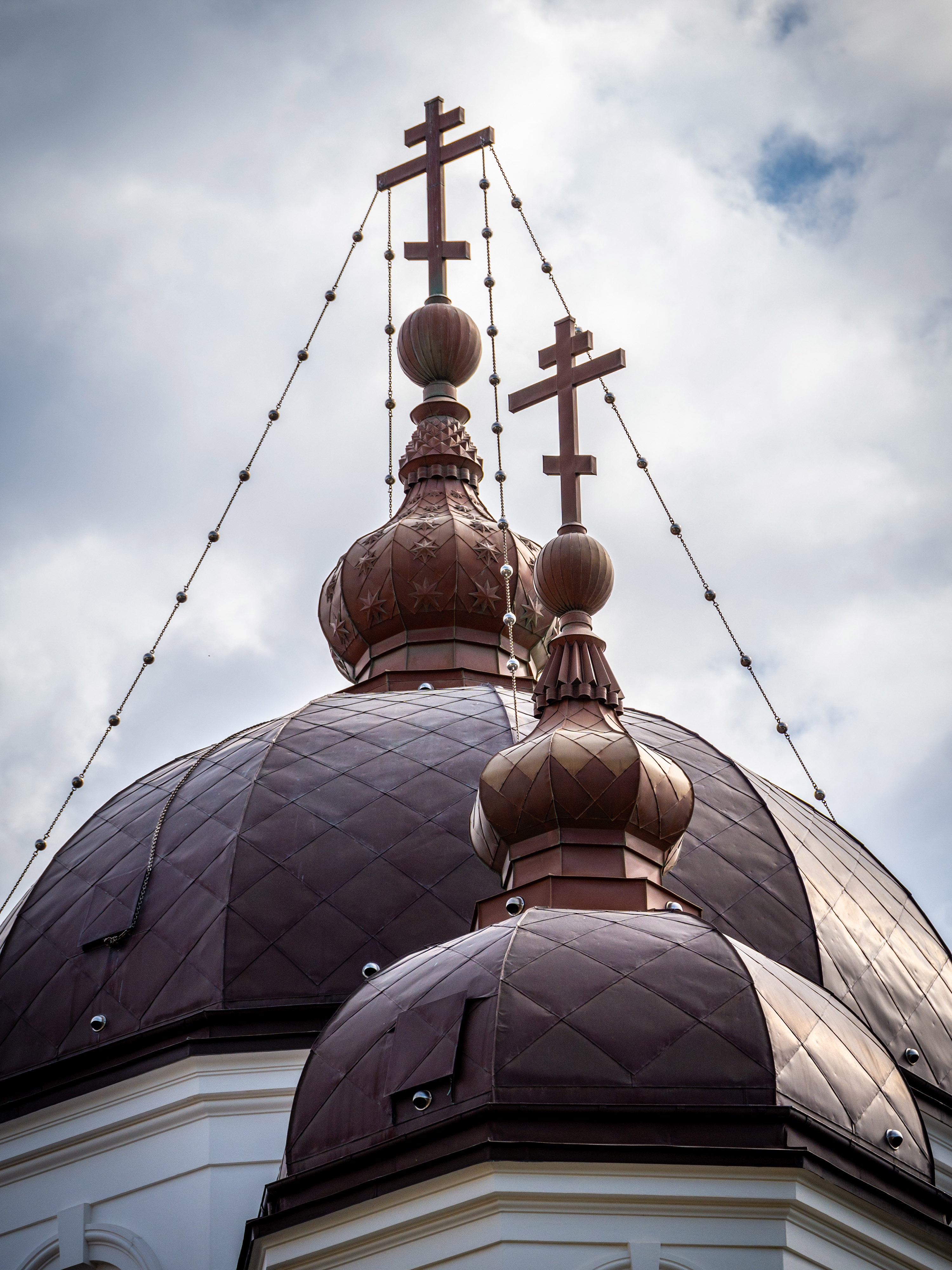 Domes and crosses, St. Andrews Skete, Mt. Athos
