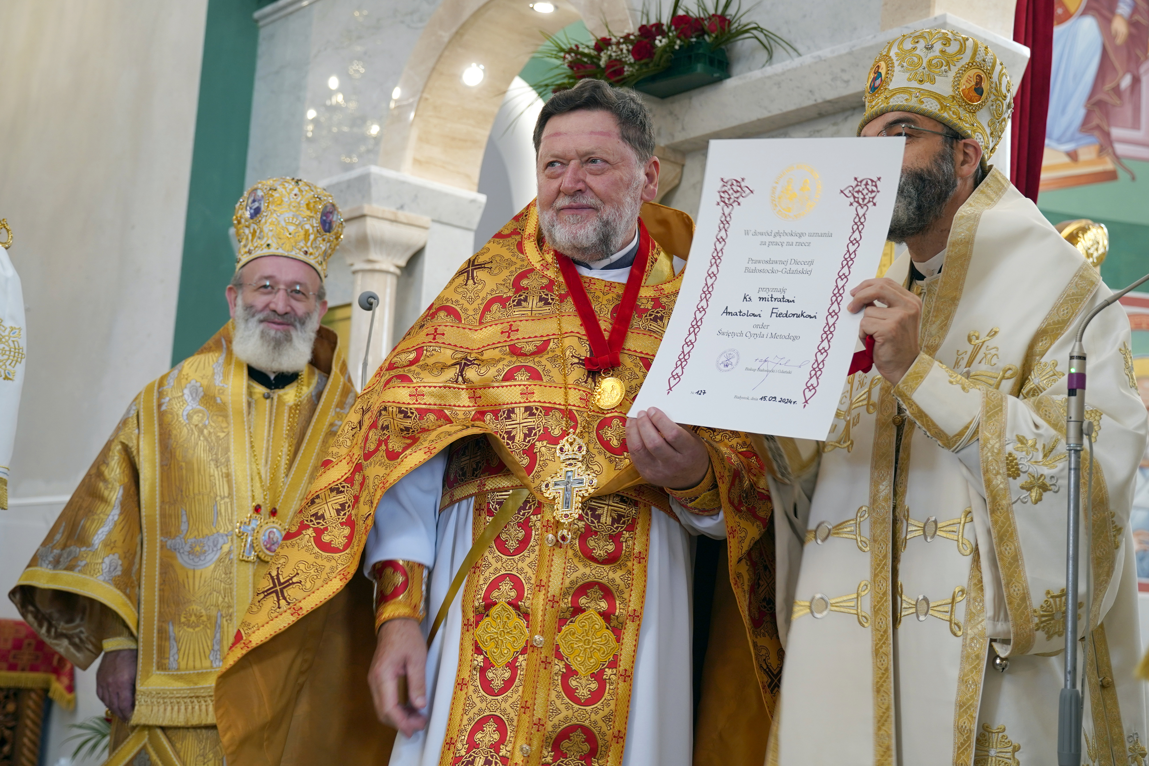 The consecration of St. Martyr Archimandrite Gregory Peradze Orthodox church in Białystok