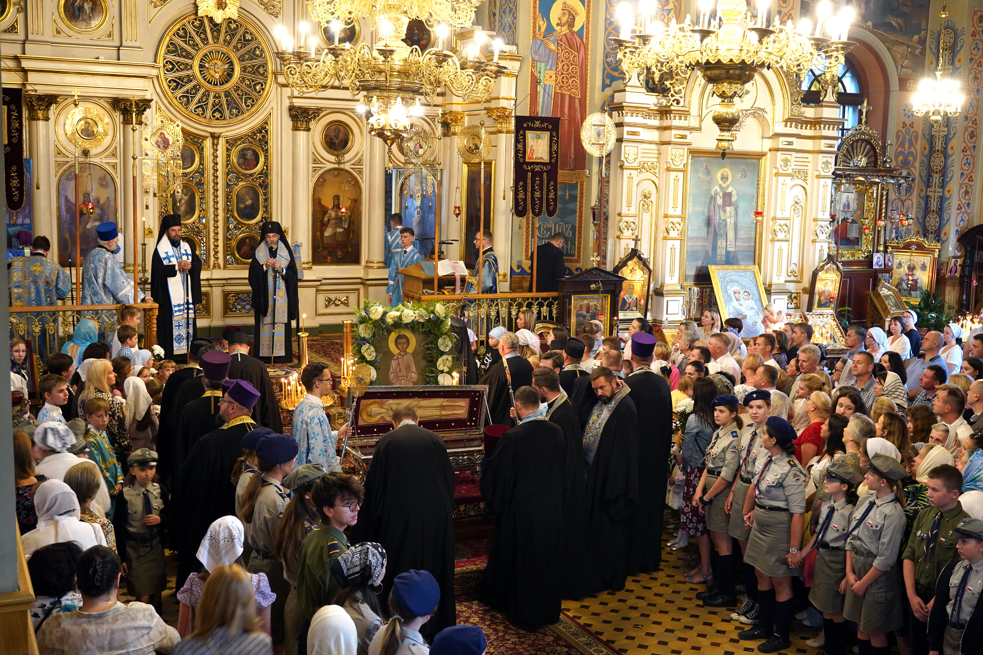 St. Martyr Gabriel feast in St. Nicholas Cathedral in Białystok