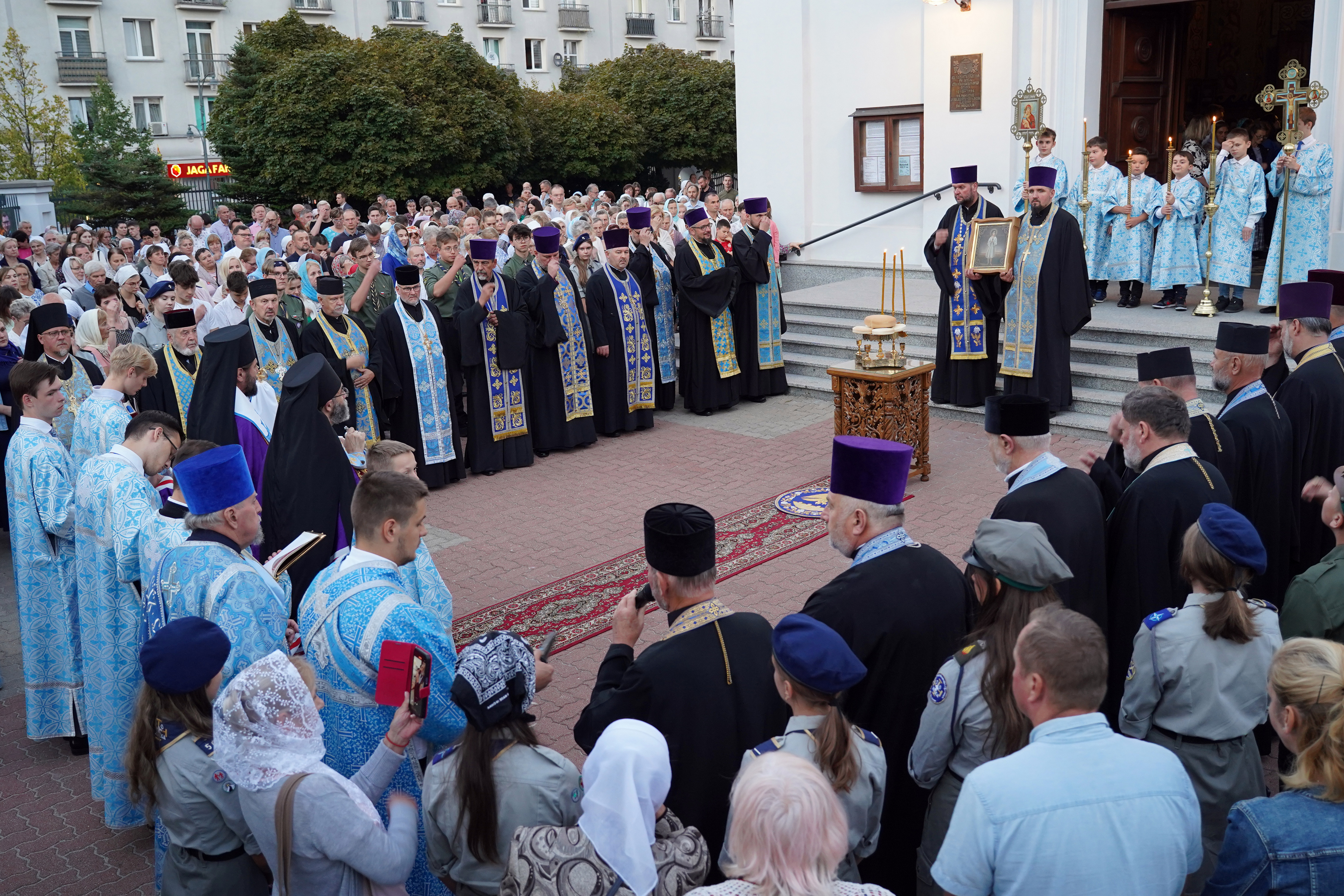 St. Martyr Gabriel feast in St. Nicholas Cathedral in Białystok