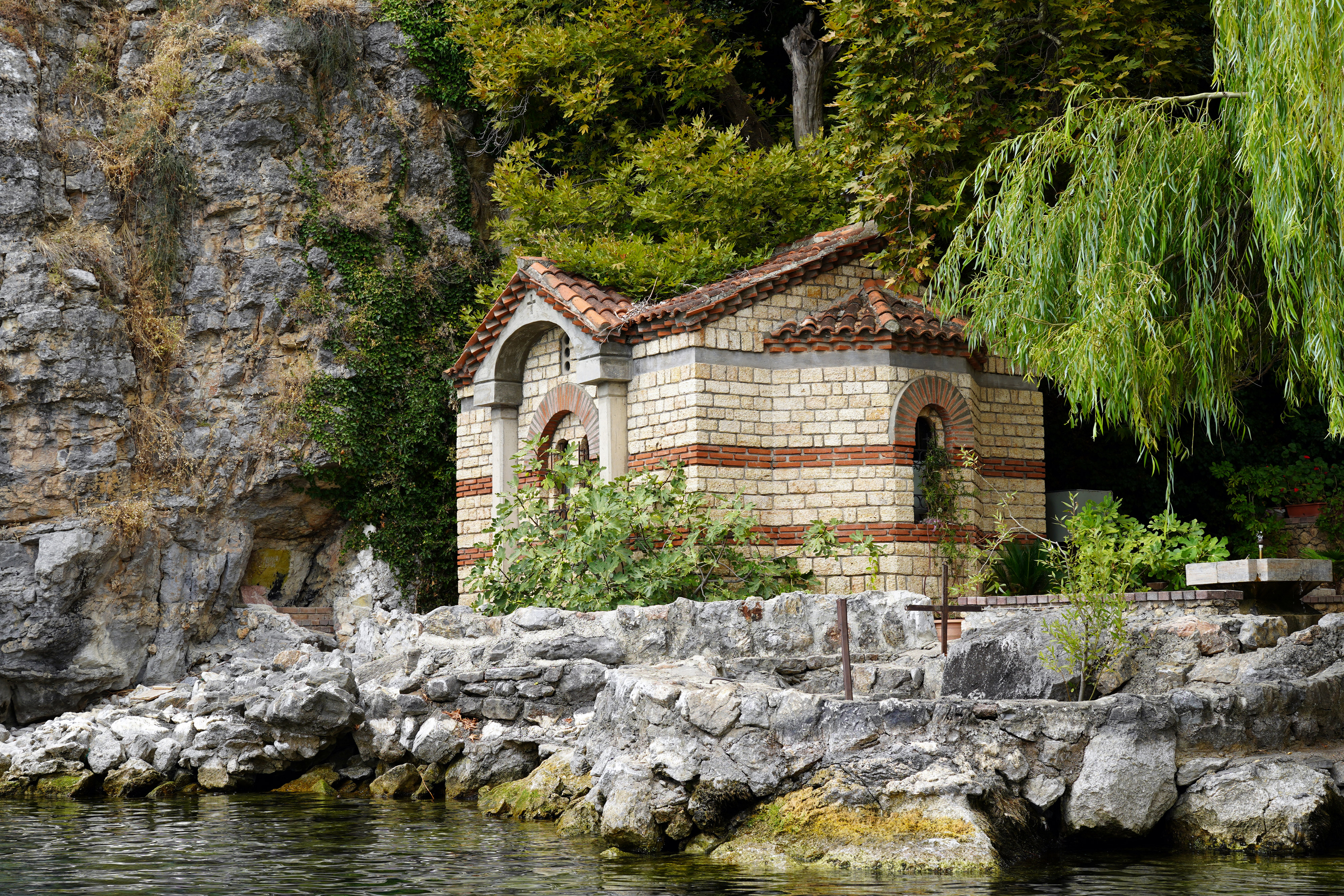 The Orthodox chapel close to St. John of Kaneo church in Ohrid