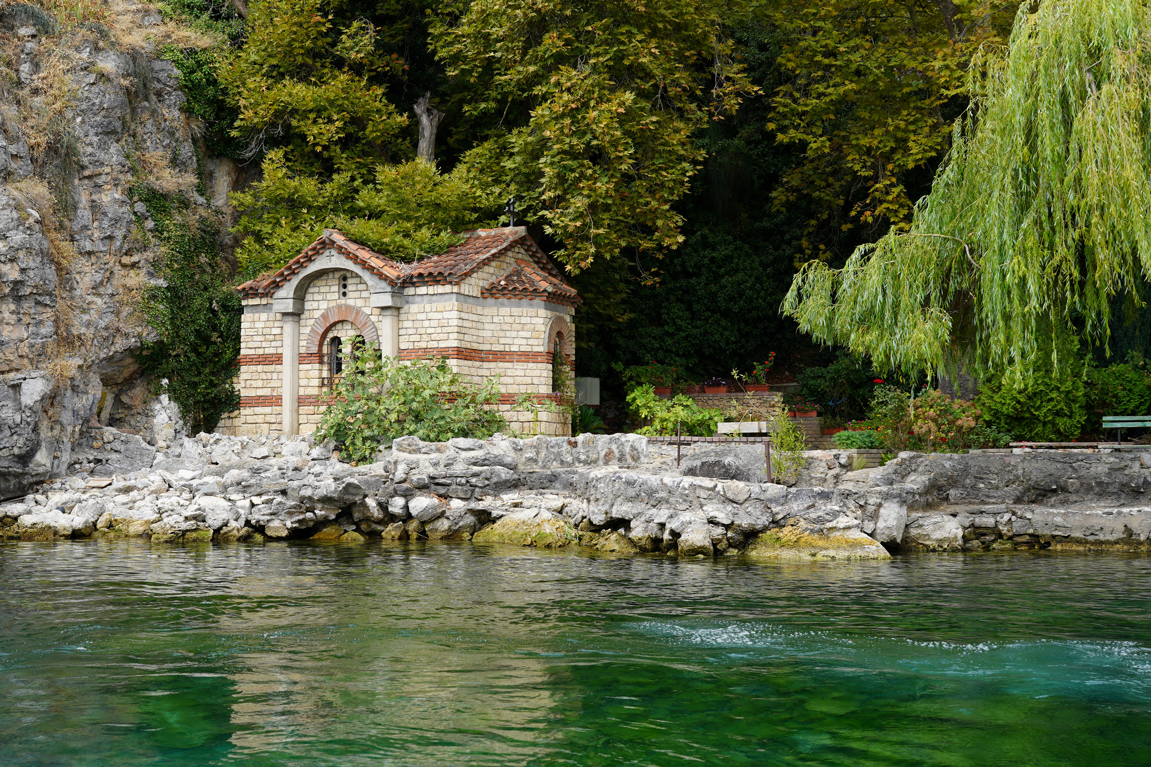 The Orthodox chapel close to St. John of Kaneo church in Ohrid