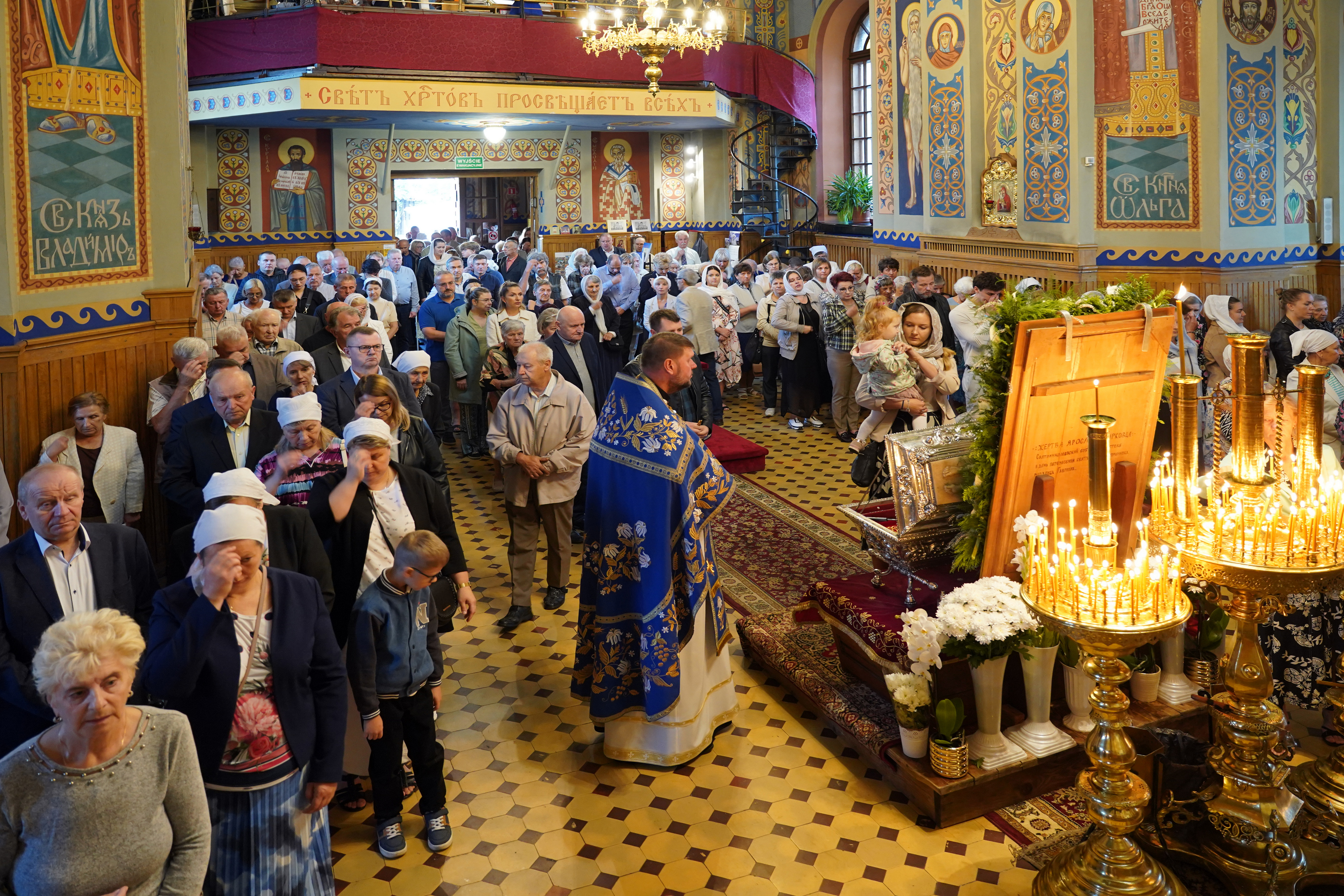 St. Martyr Gabriel feast in St. Nicholas Cathedral in Białystok 