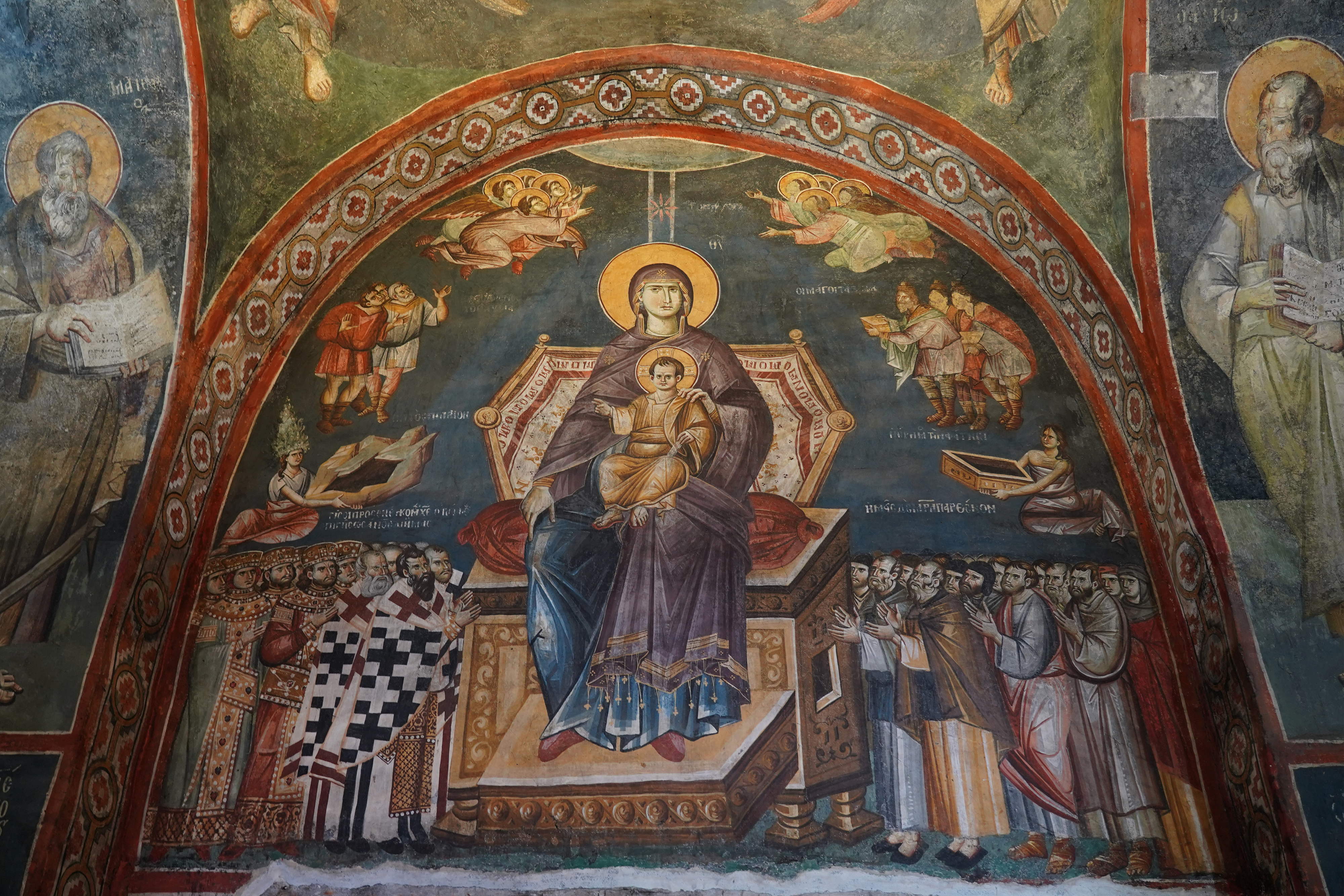 Mother of God "Periwlepta" Orthodox church in Ohrid  