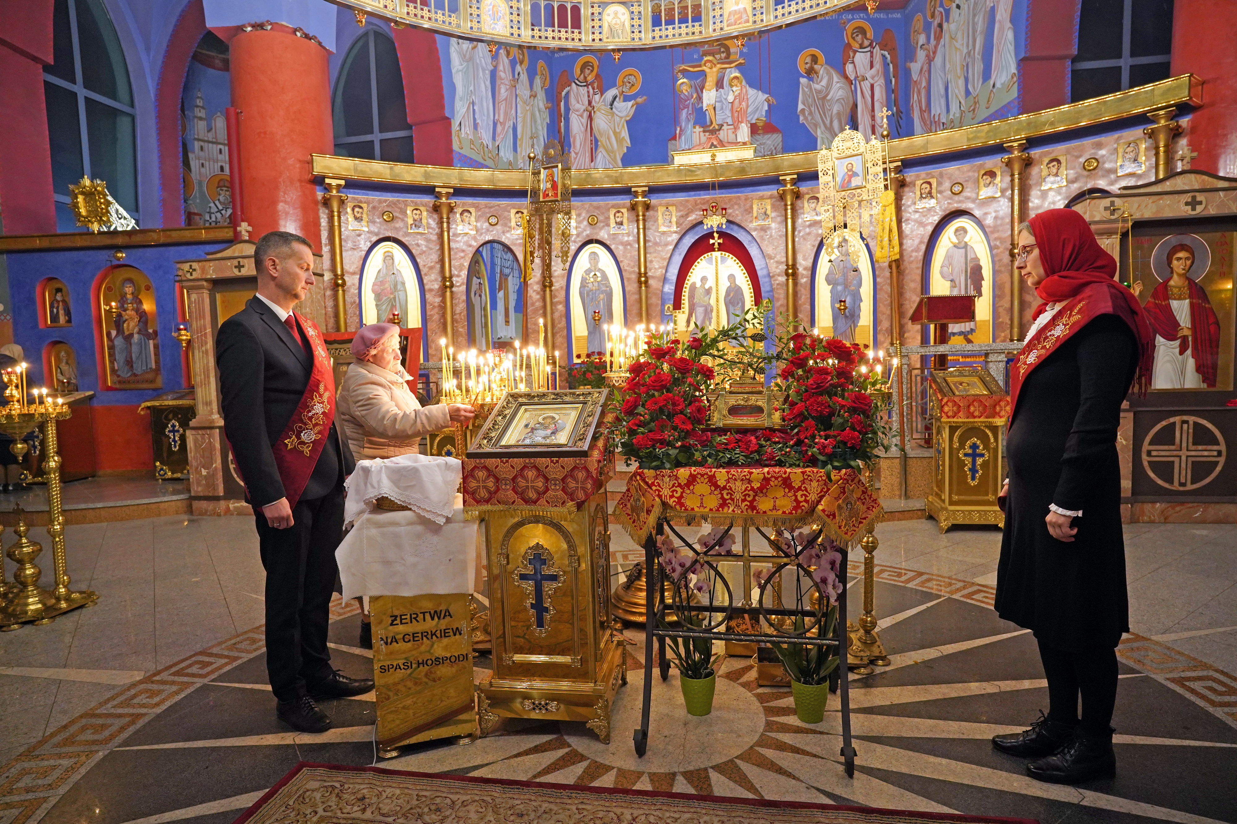 The Holy Cross relics in St. George Orthodox church in Białystok