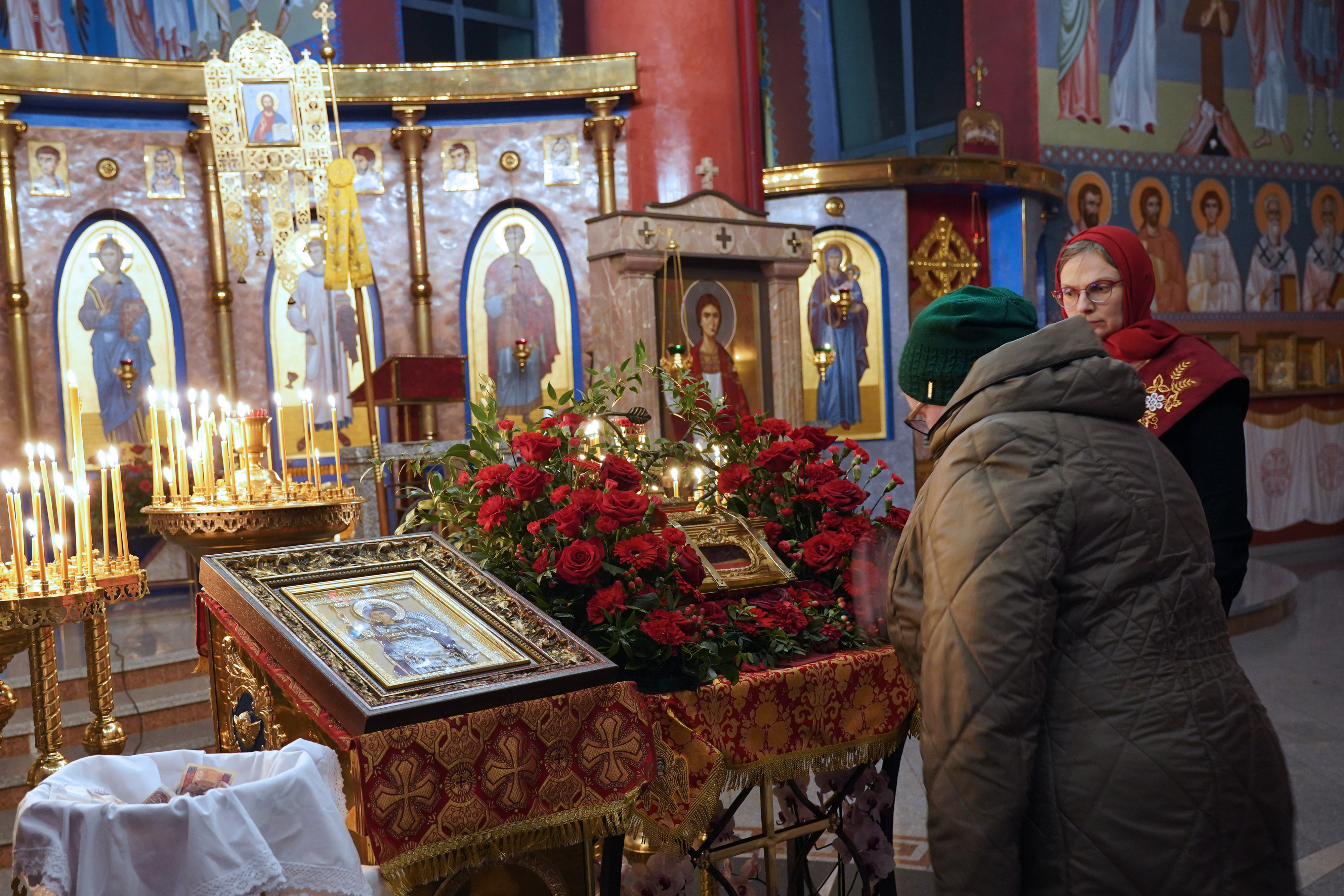 The Holy Cross relics in St. George Orthodox church in Białystok